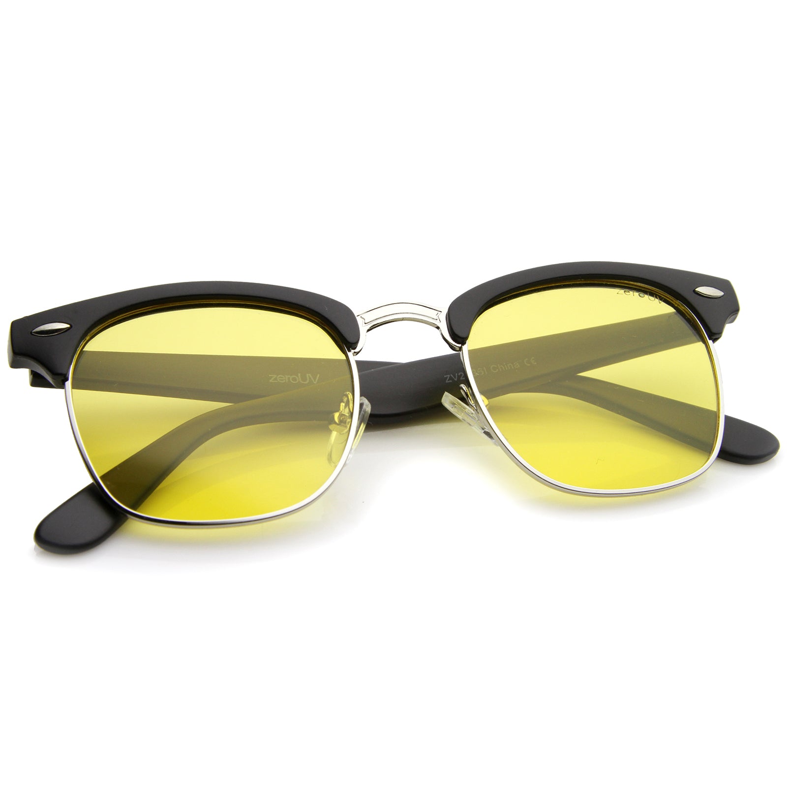 Matte Black-Silver / Yellow Polarized
