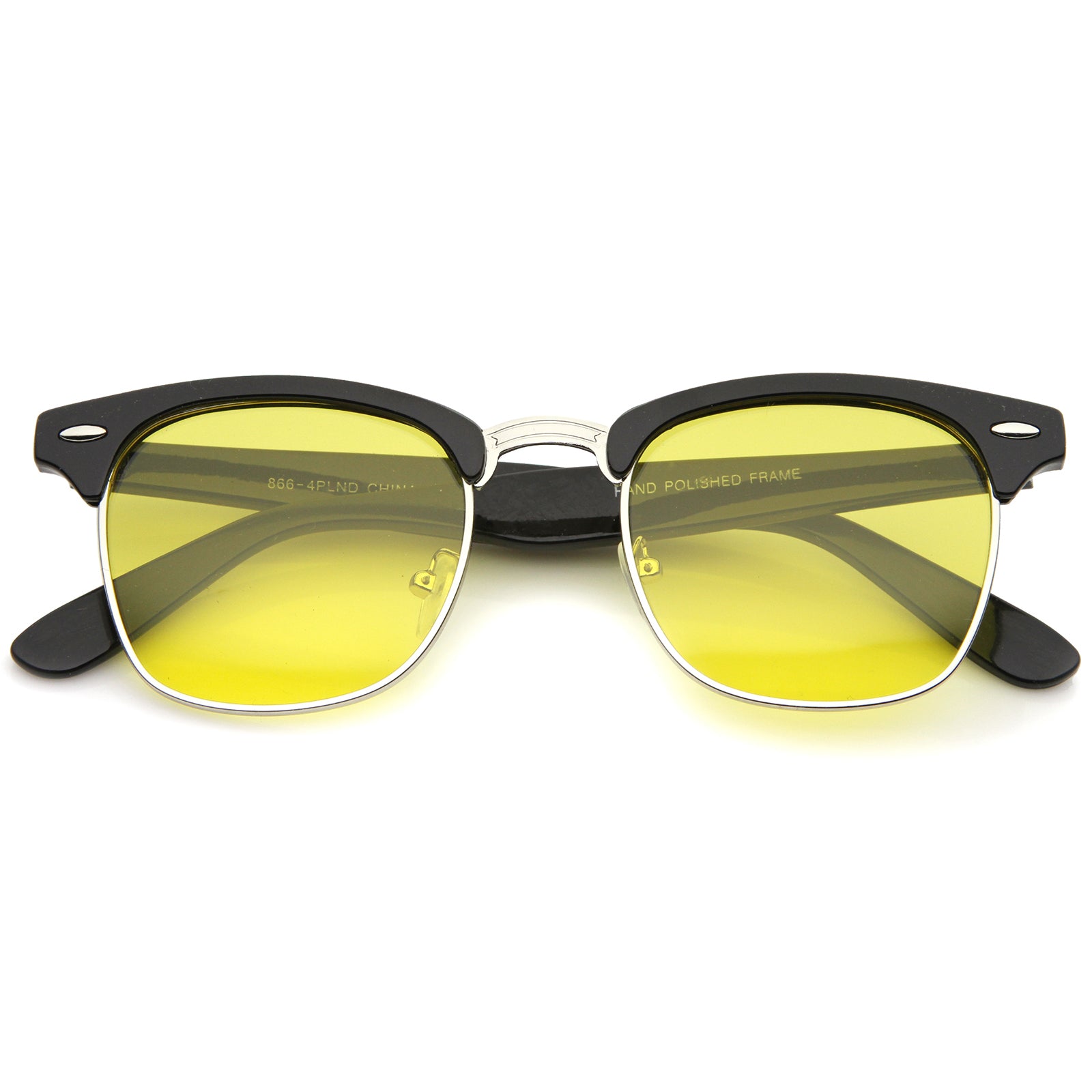 Shiny Black-Silver / Yellow Polarized