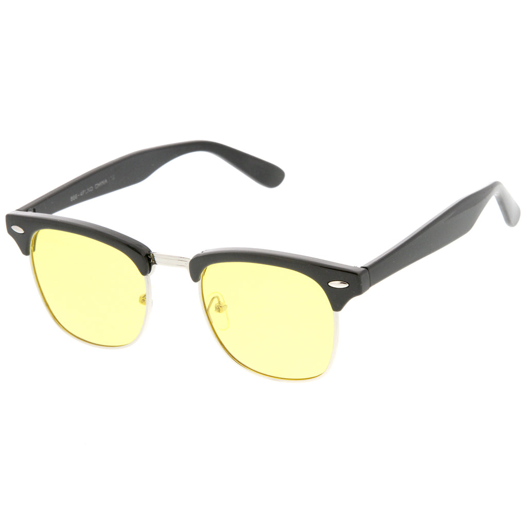 Shiny Black-Silver / Yellow Polarized