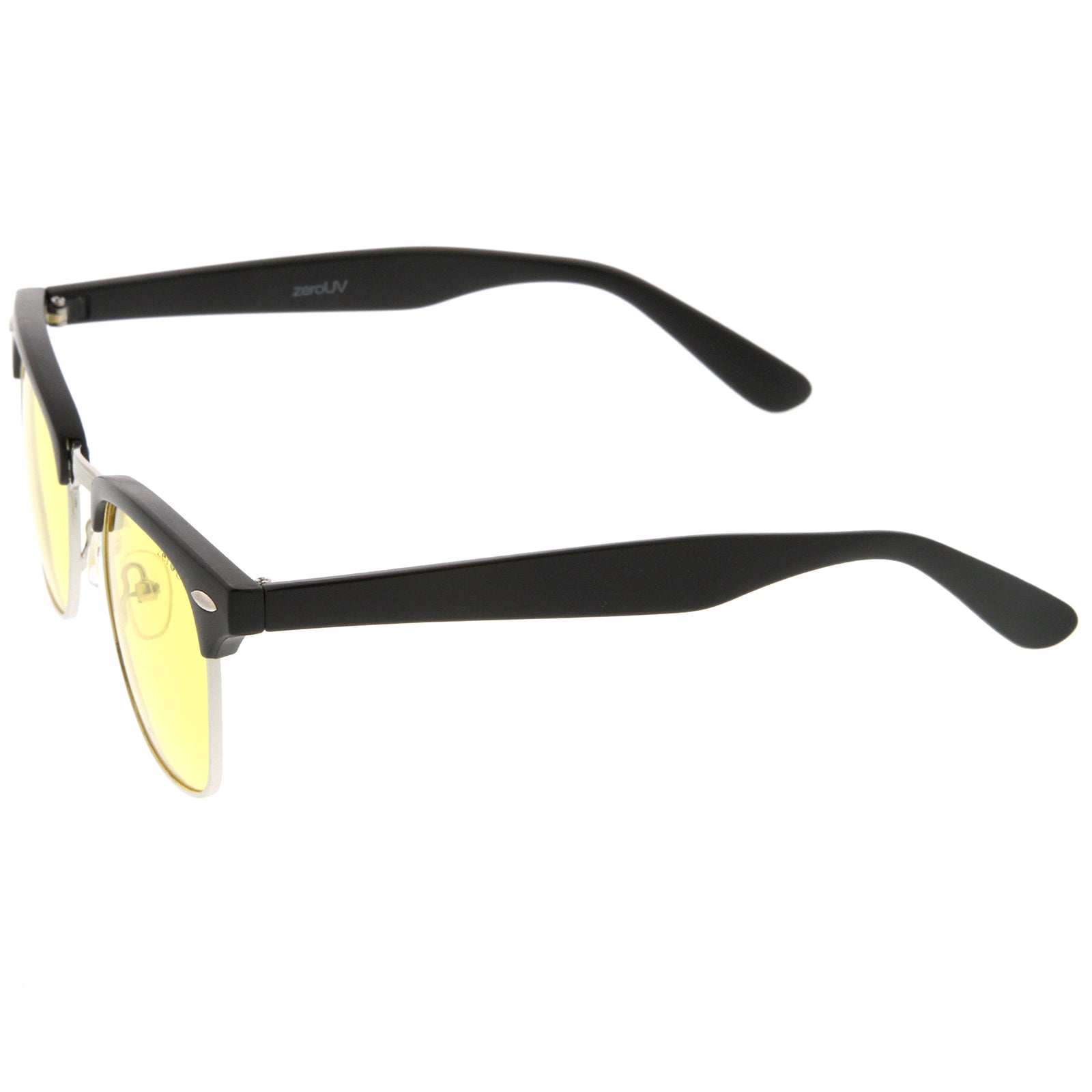 Shiny Black-Silver / Yellow Polarized
