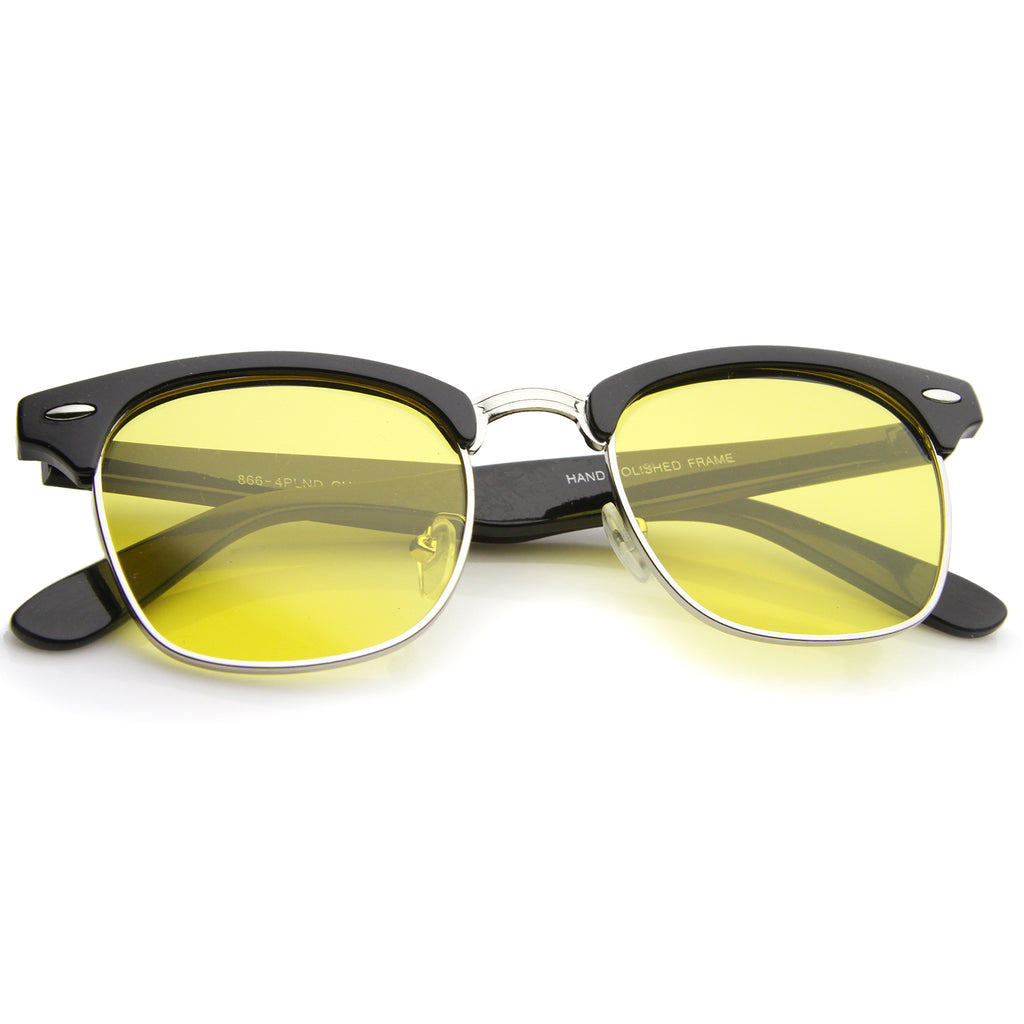 Shiny Black-Silver / Yellow Polarized