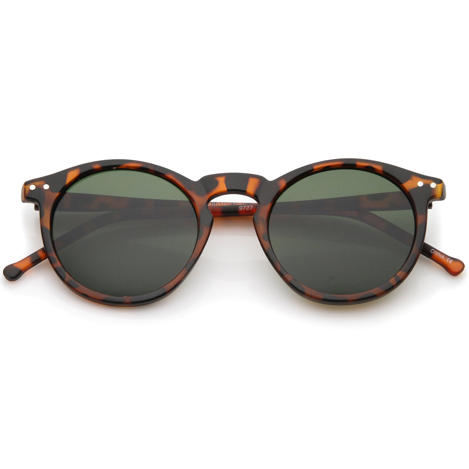 Matte Orange-Tortoise / Green