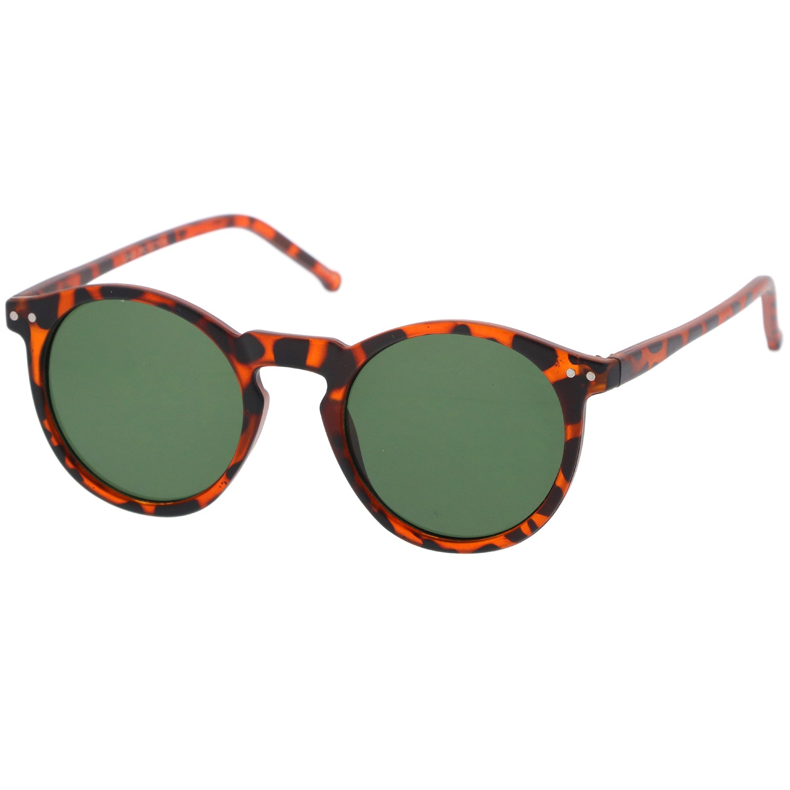 Matte Orange-Tortoise / Green