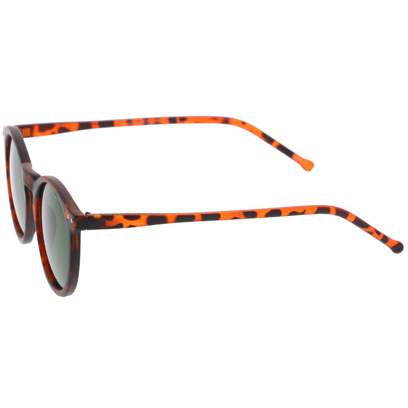 Matte Orange-Tortoise / Green