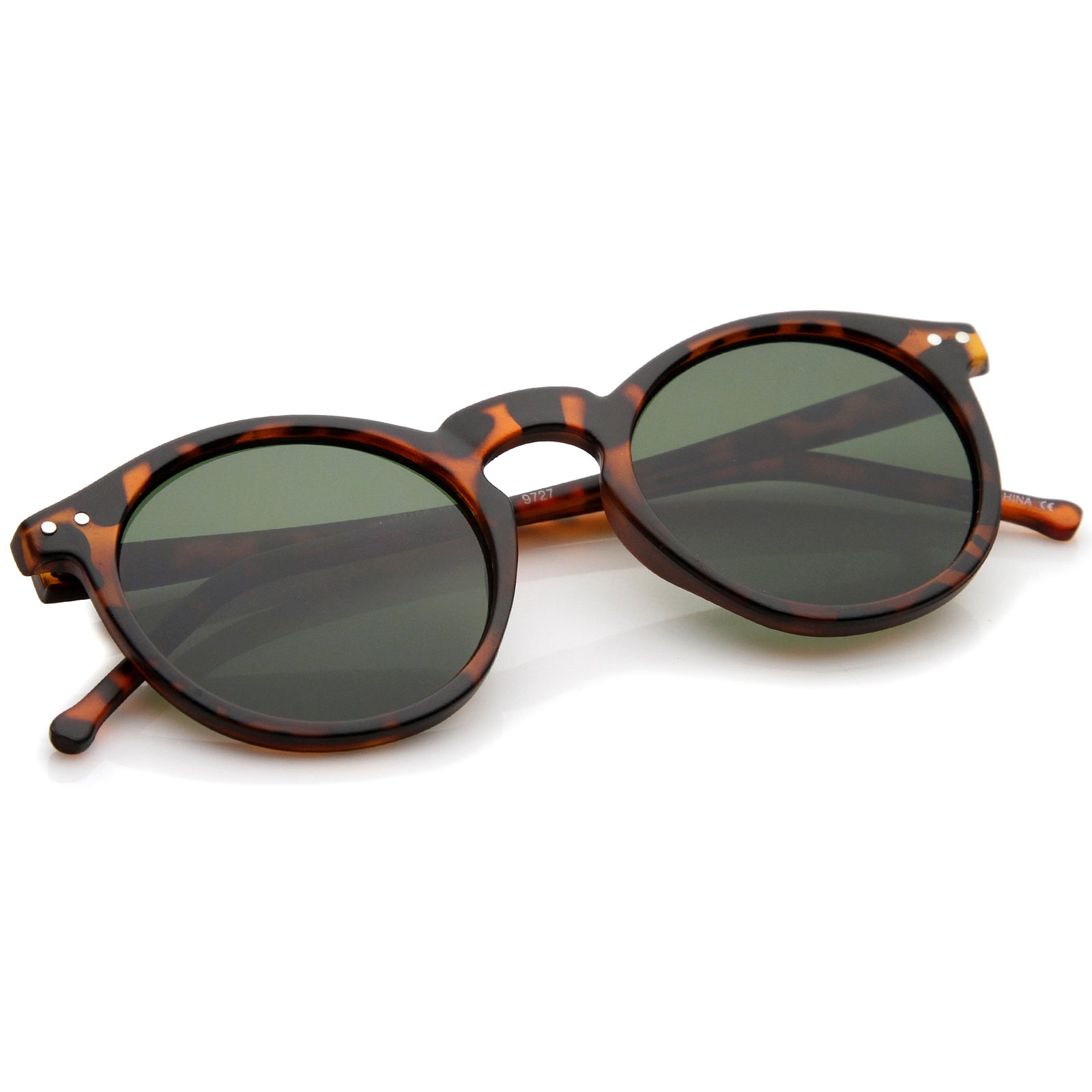 Matte Orange-Tortoise / Green