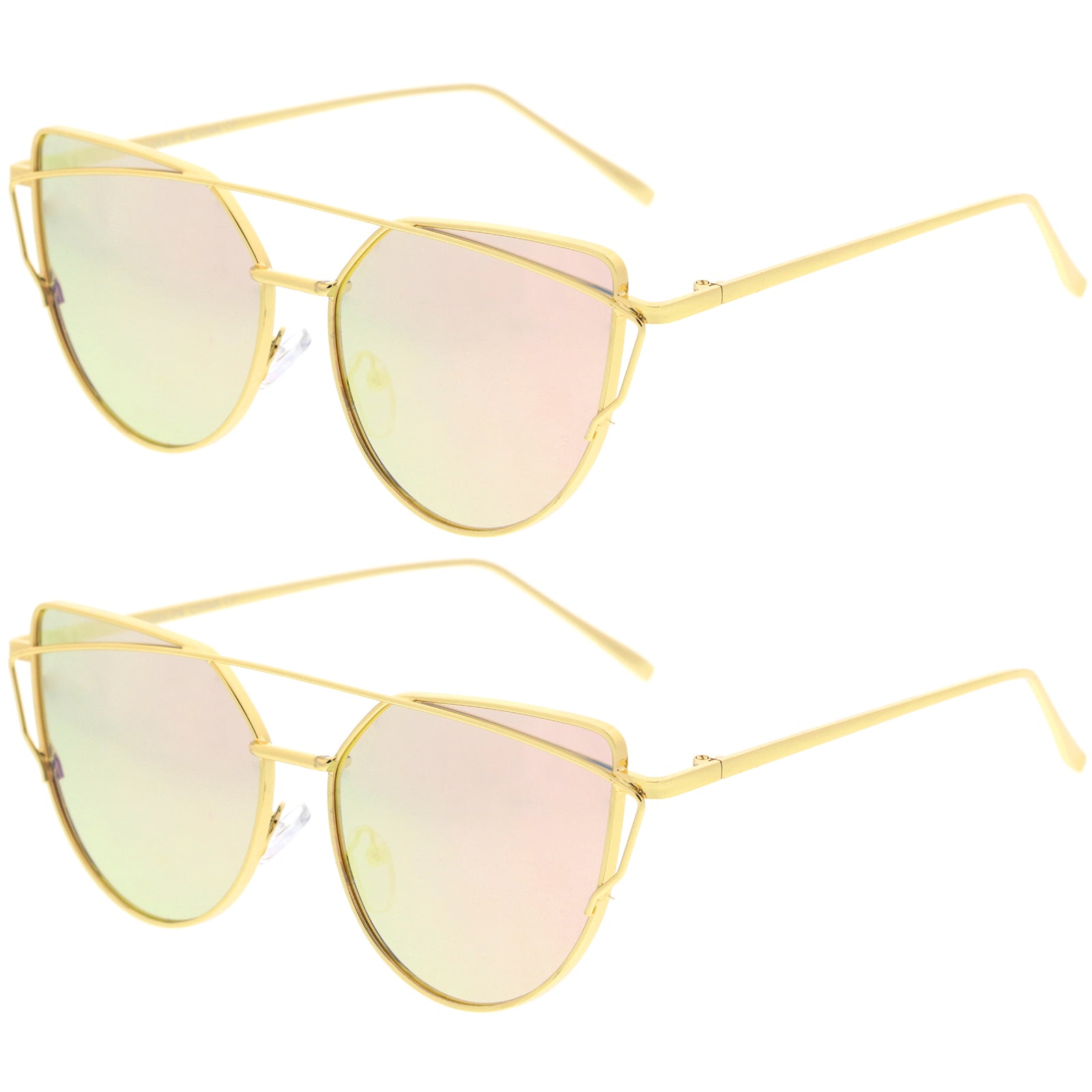 2-Pack | Gold / Pink Mirror