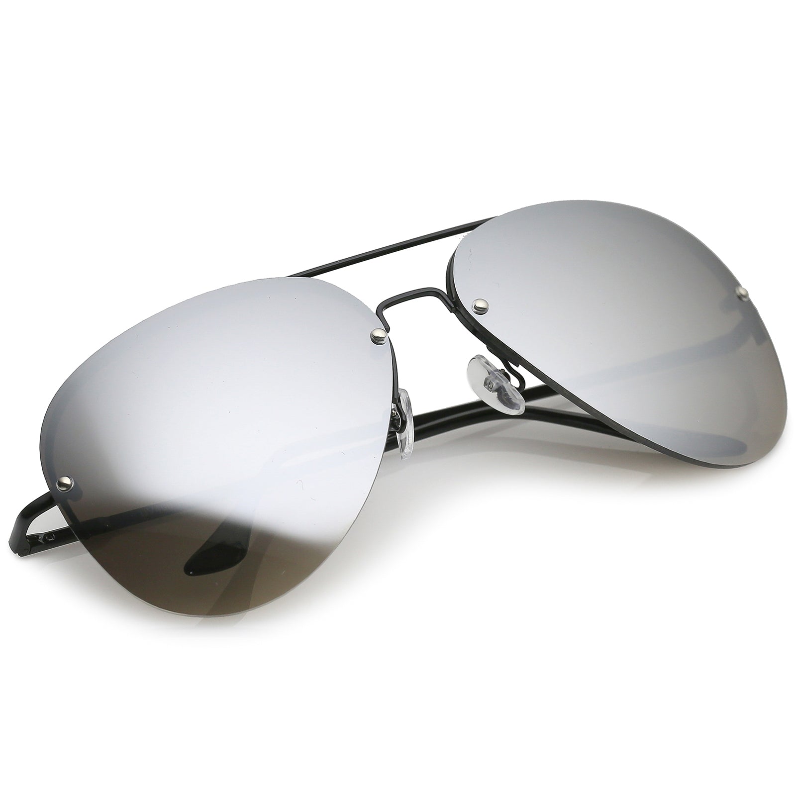 Black / Silver Mirror