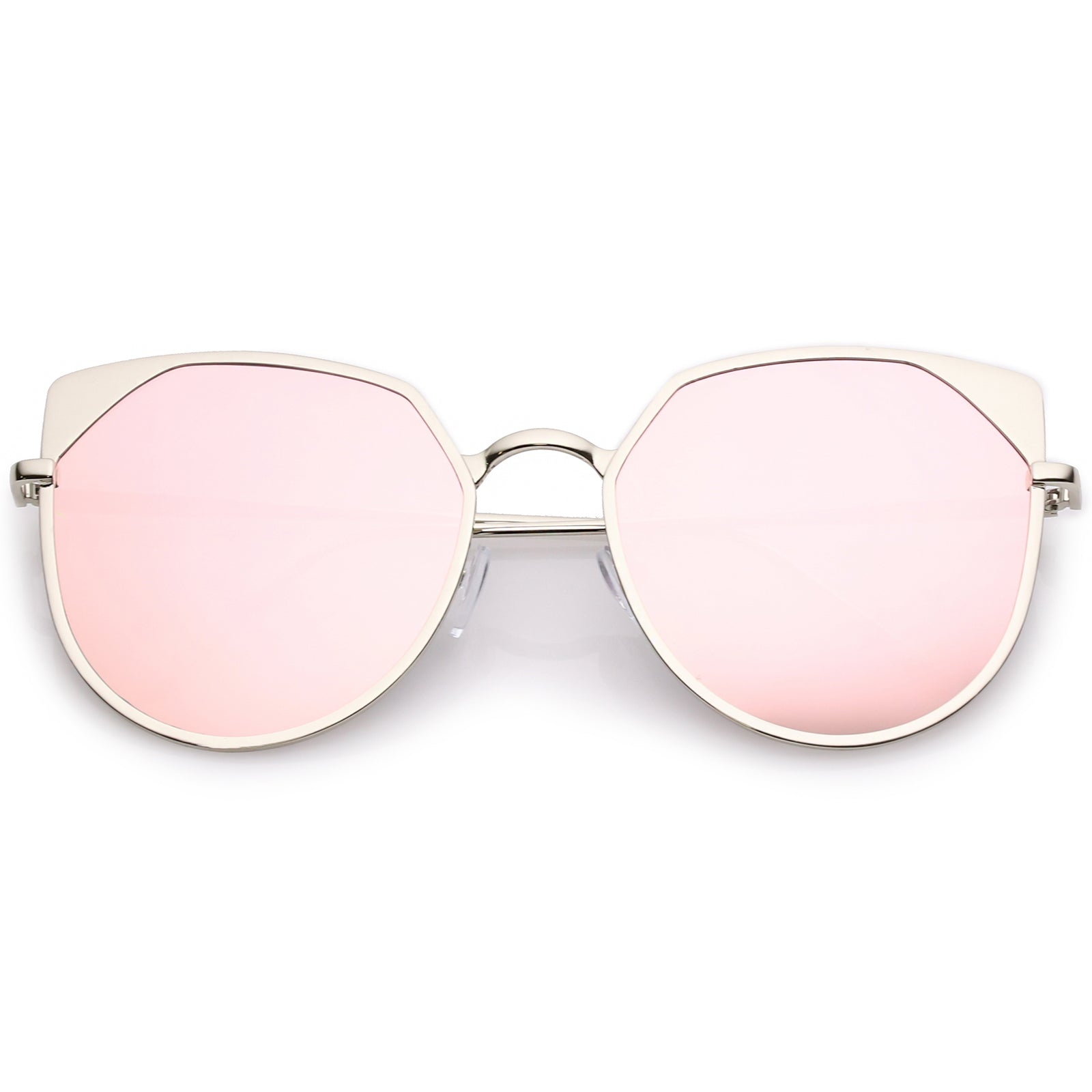 Silver / Pink Mirror