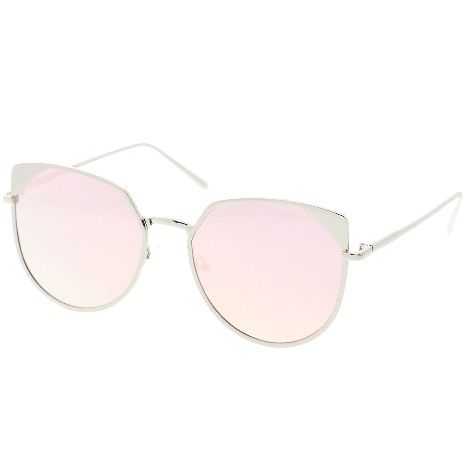 Silver / Pink Mirror