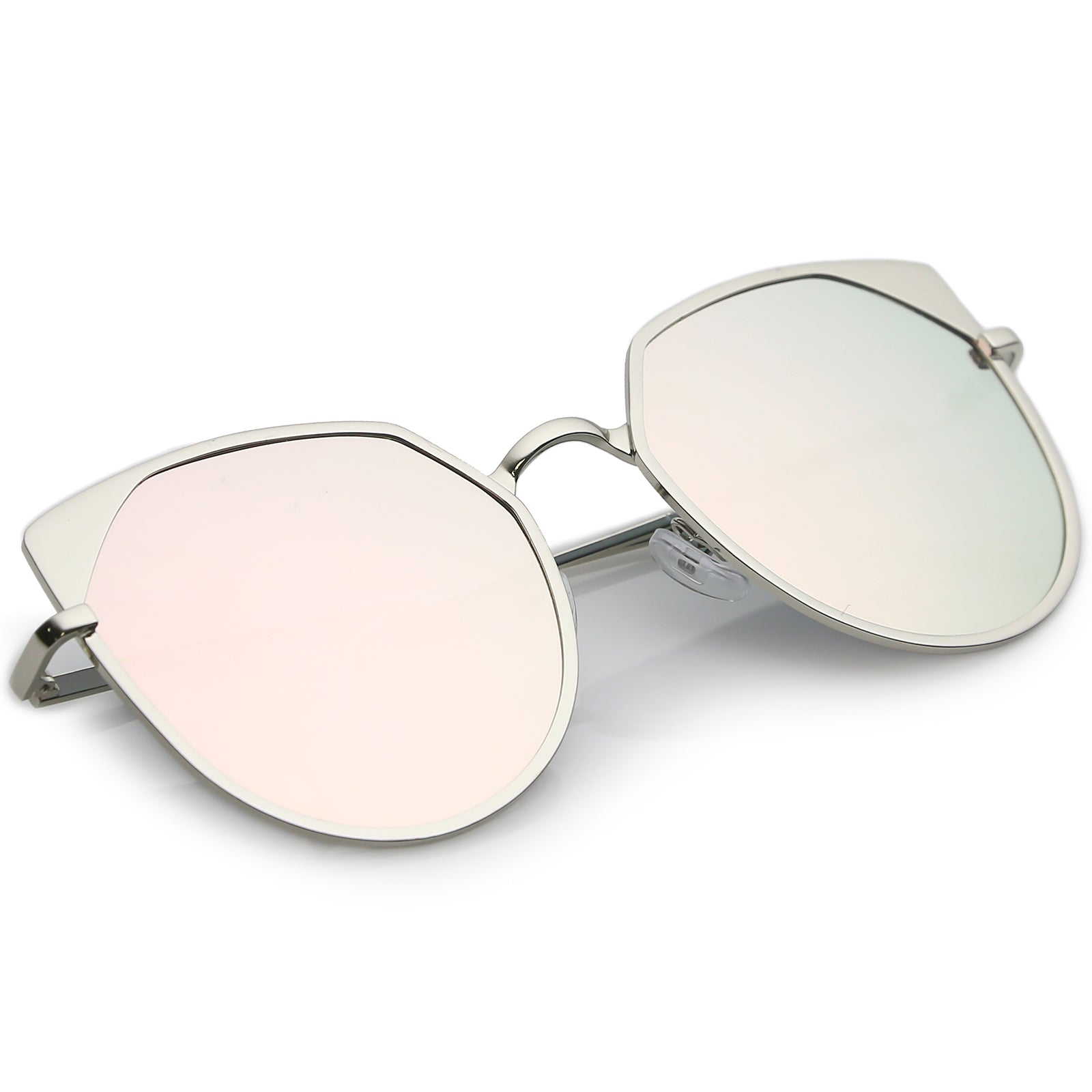 Silver / Pink Mirror