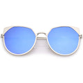 Silver / Blue Mirror