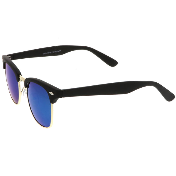 WearMe Pro - Classic Polarized Square Flat Retro Unisex Men Women Sunglasses