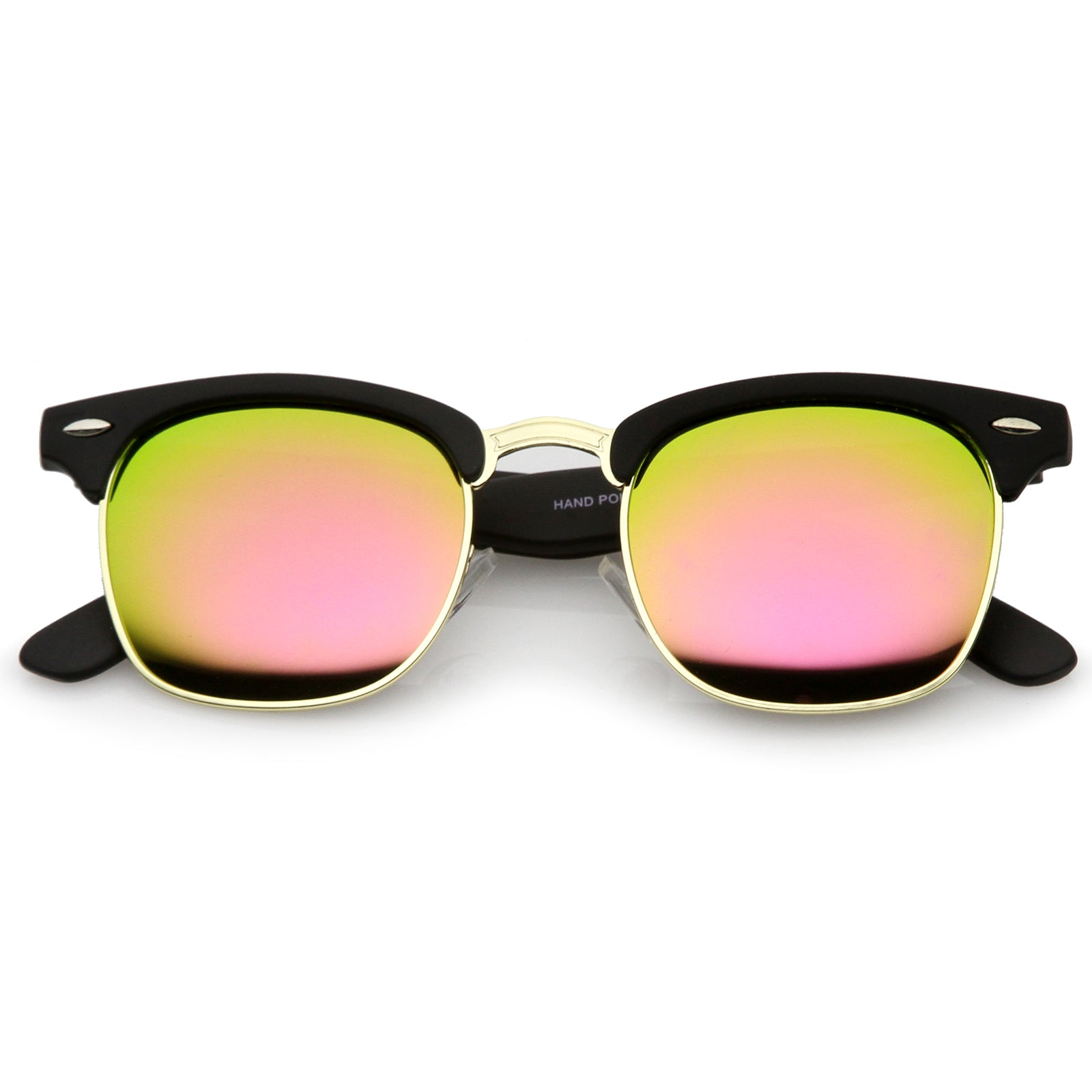 Rubberized Black-Gold / Pink Mirror