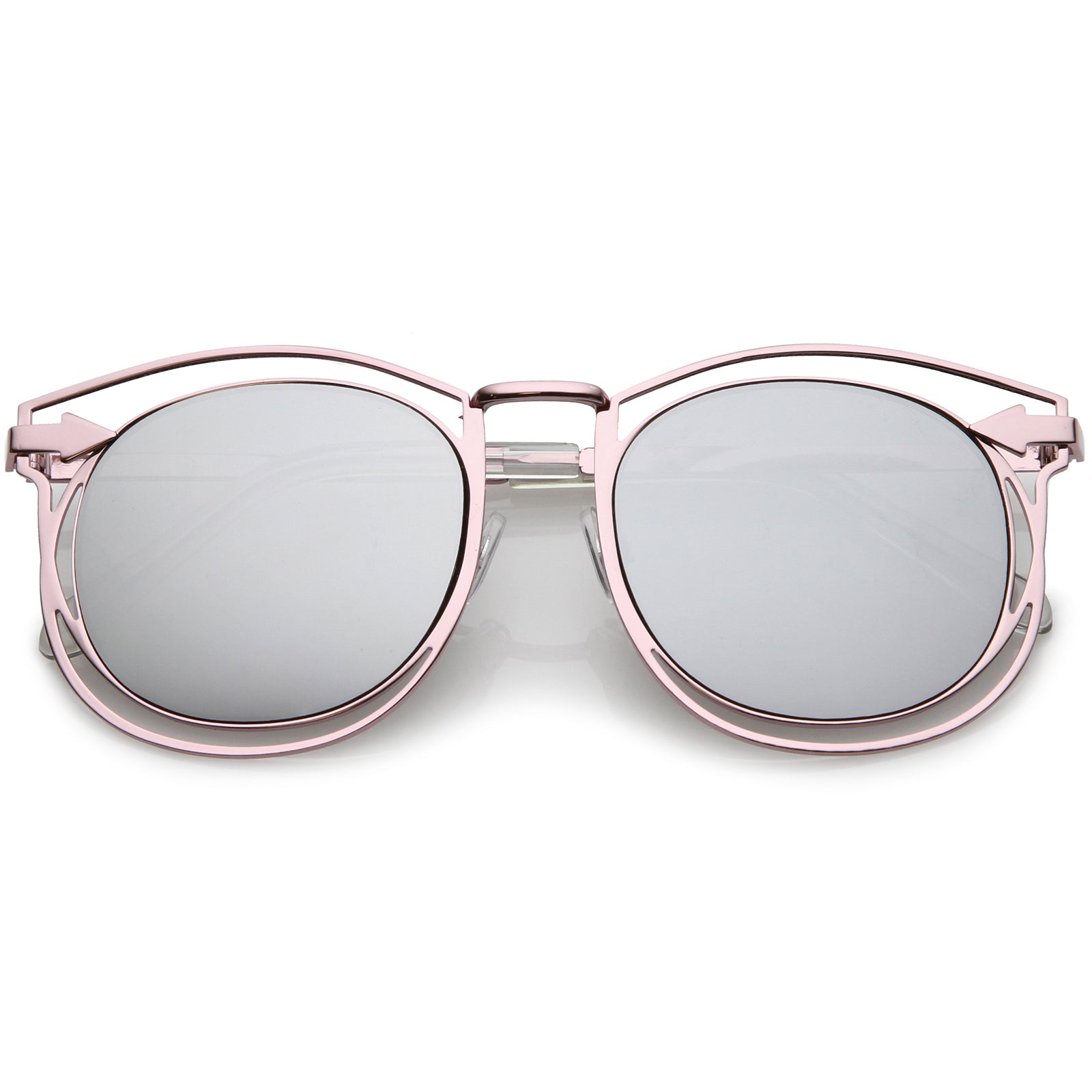Pink / Silver Mirror