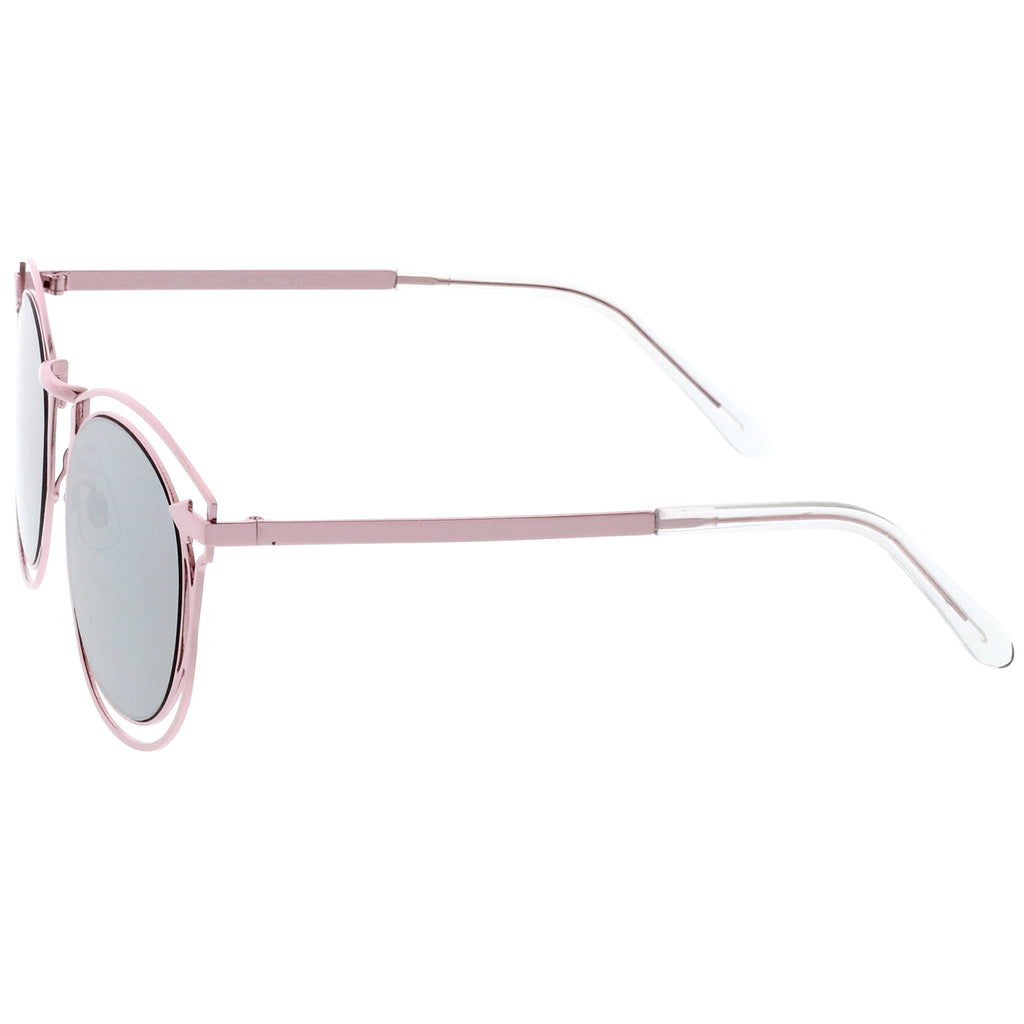 Pink / Silver Mirror