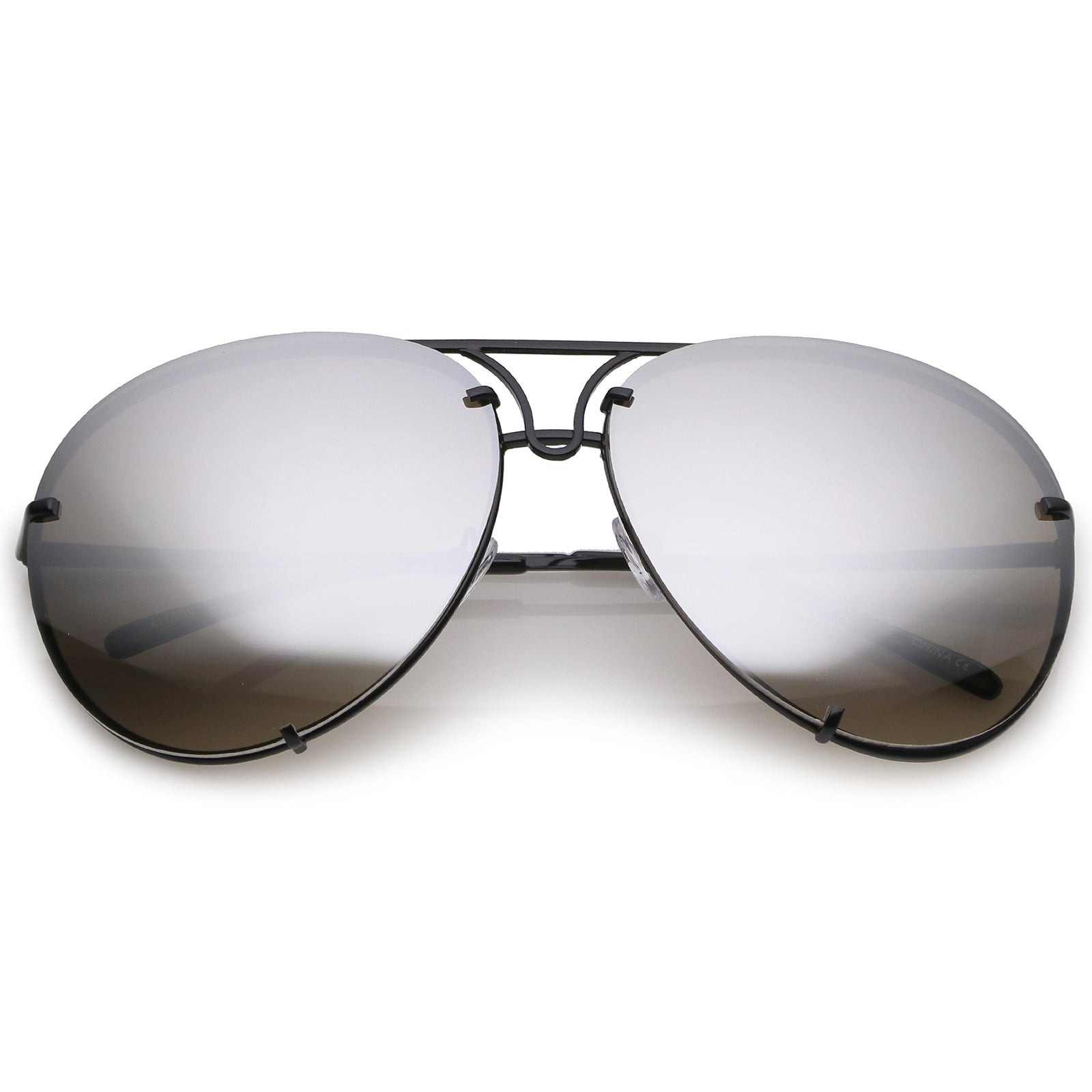 Black / Silver Mirror