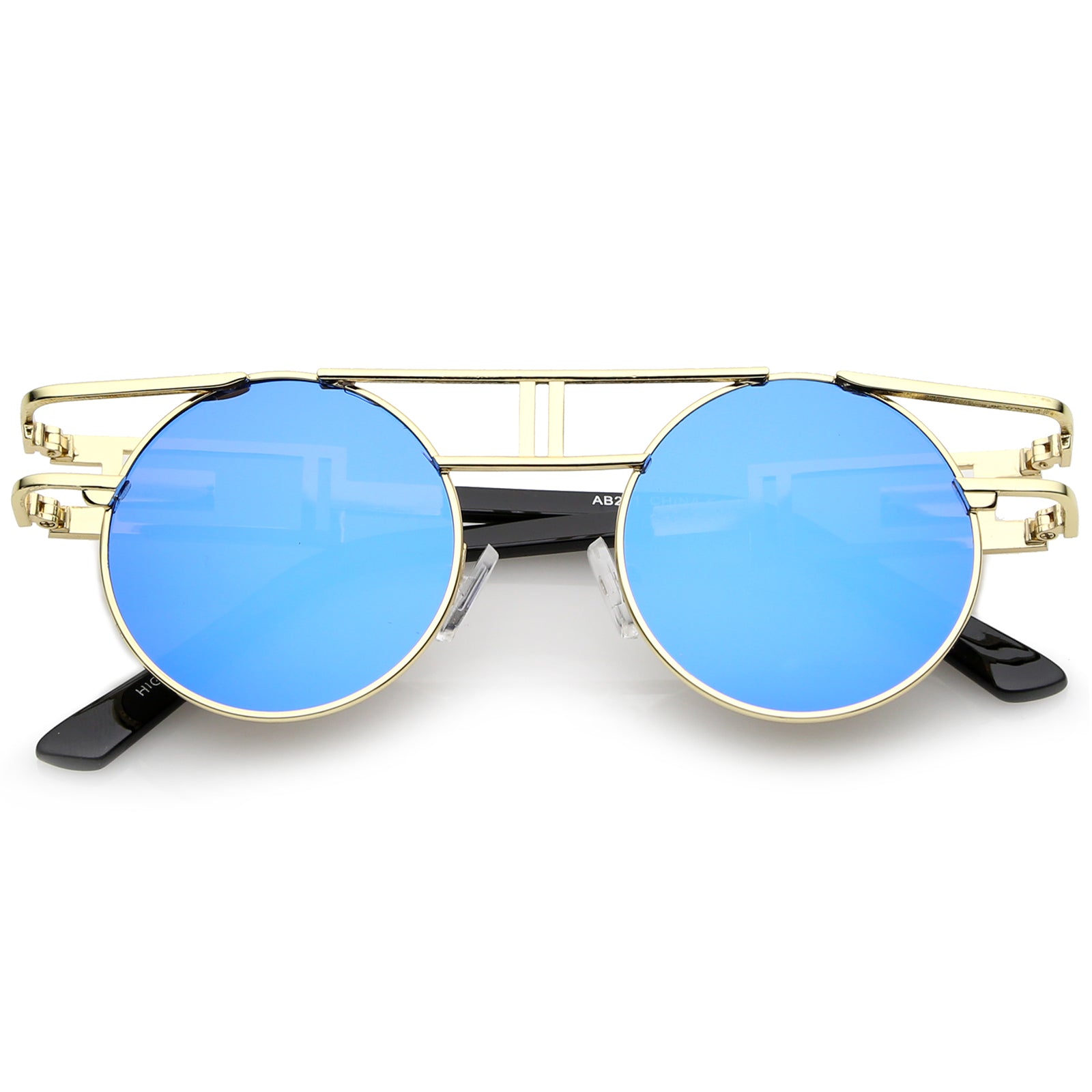 Gold / Blue Mirror