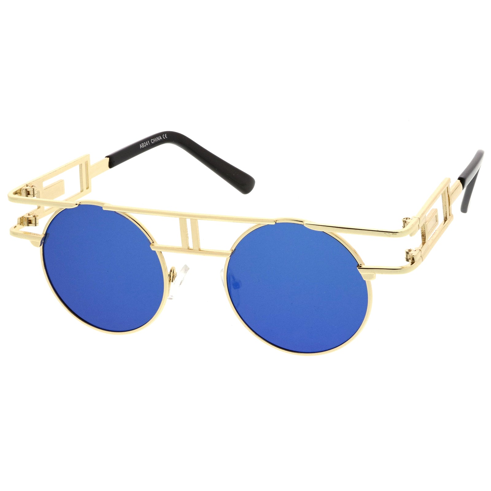 Gold / Blue Mirror