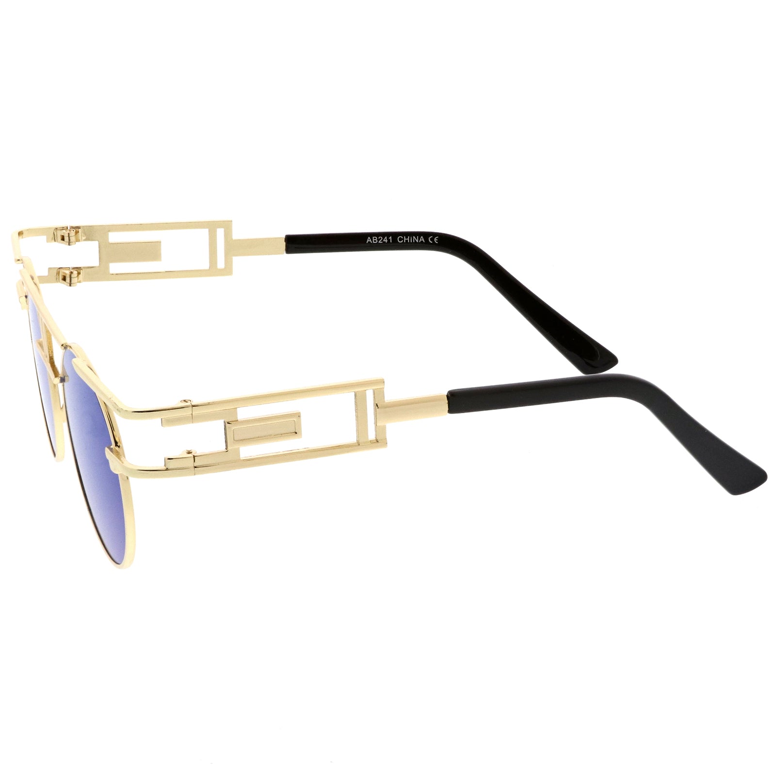 Gold / Blue Mirror