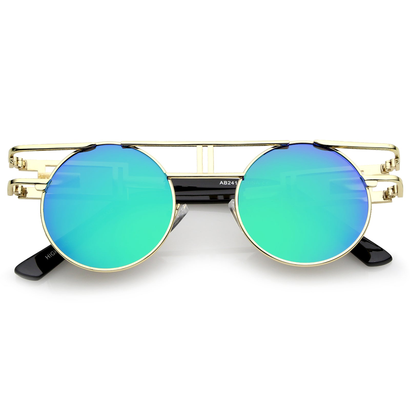 Gold / Green Mirror