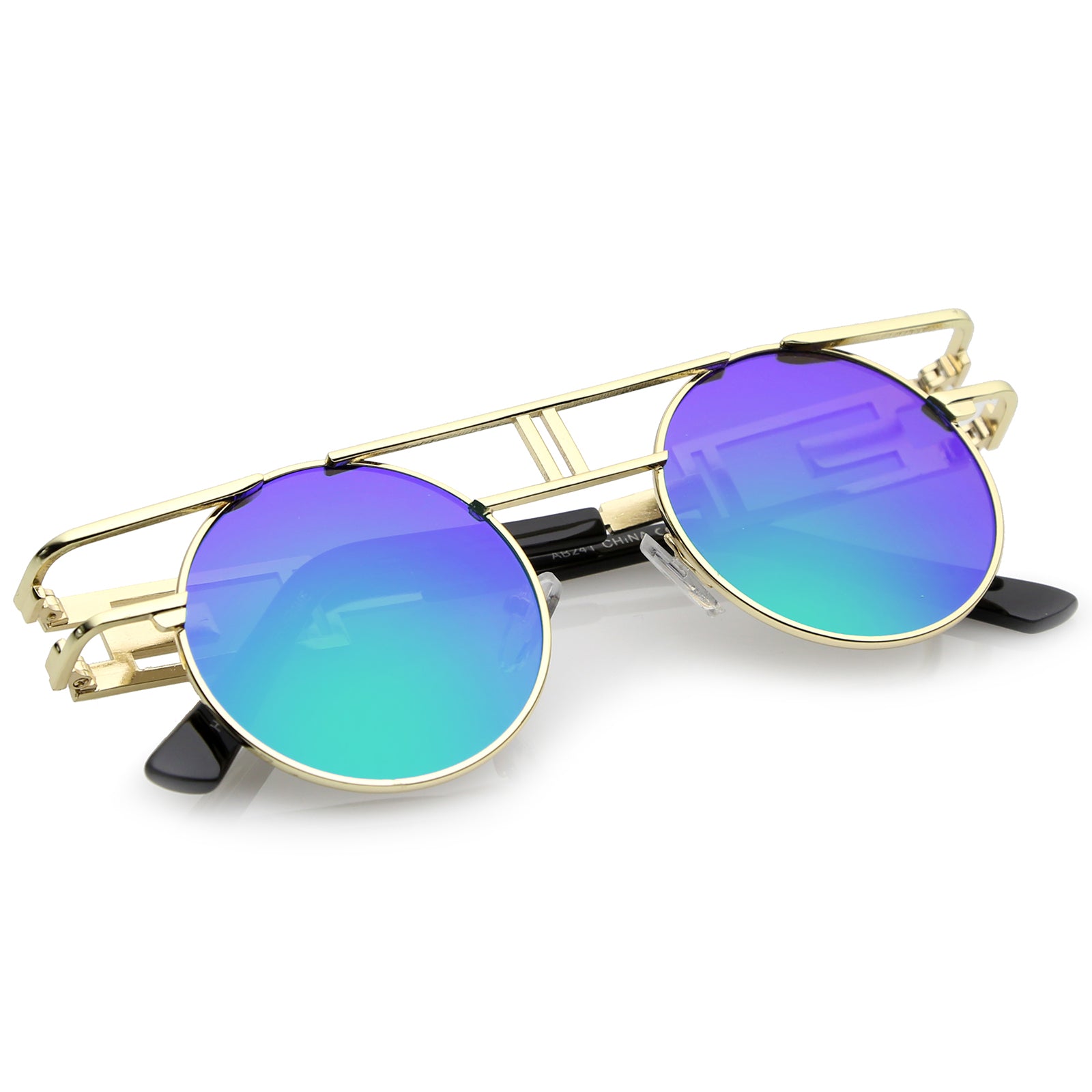 Gold / Green Mirror