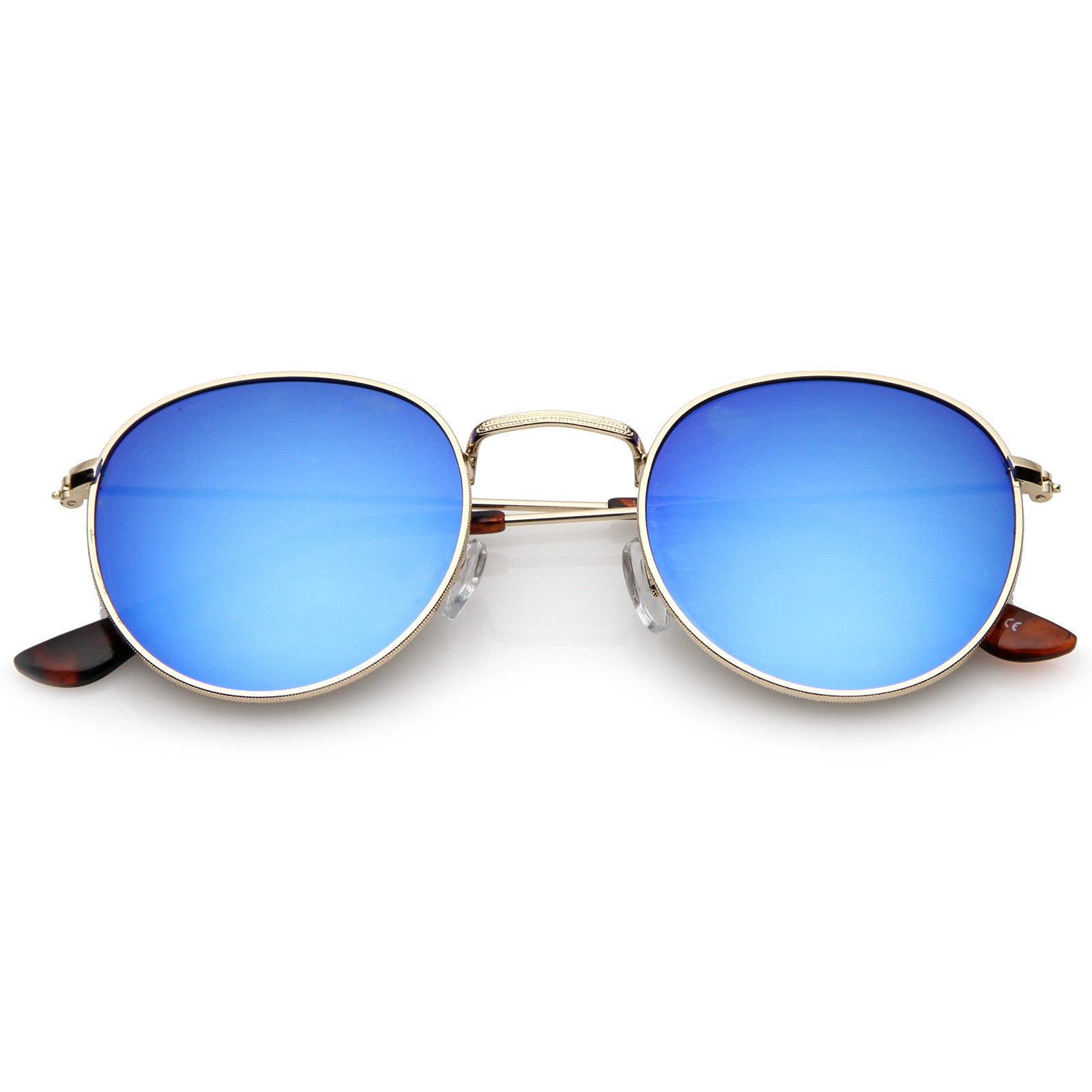 Gold / Blue Mirror