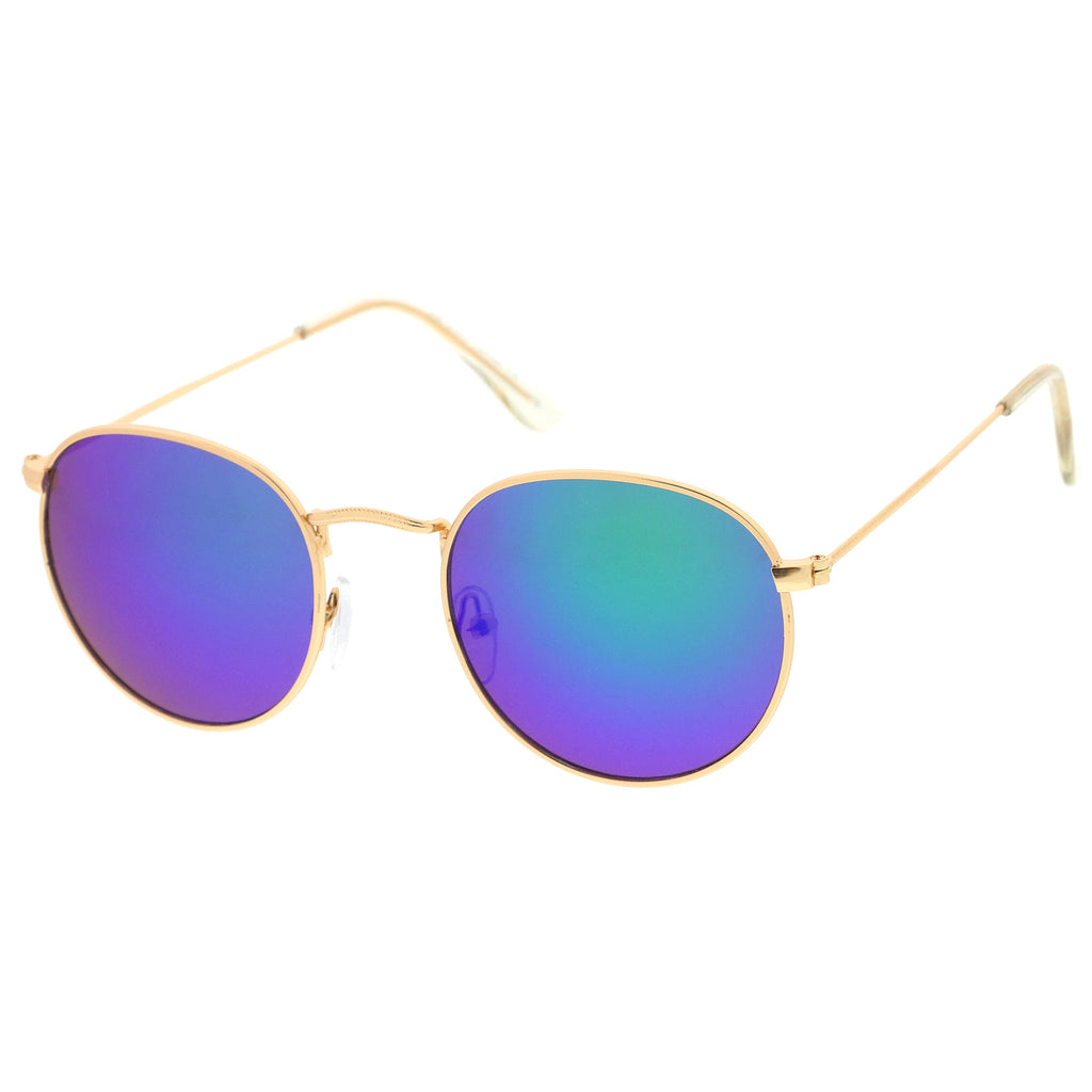 Gold / Green-Blue Mirror