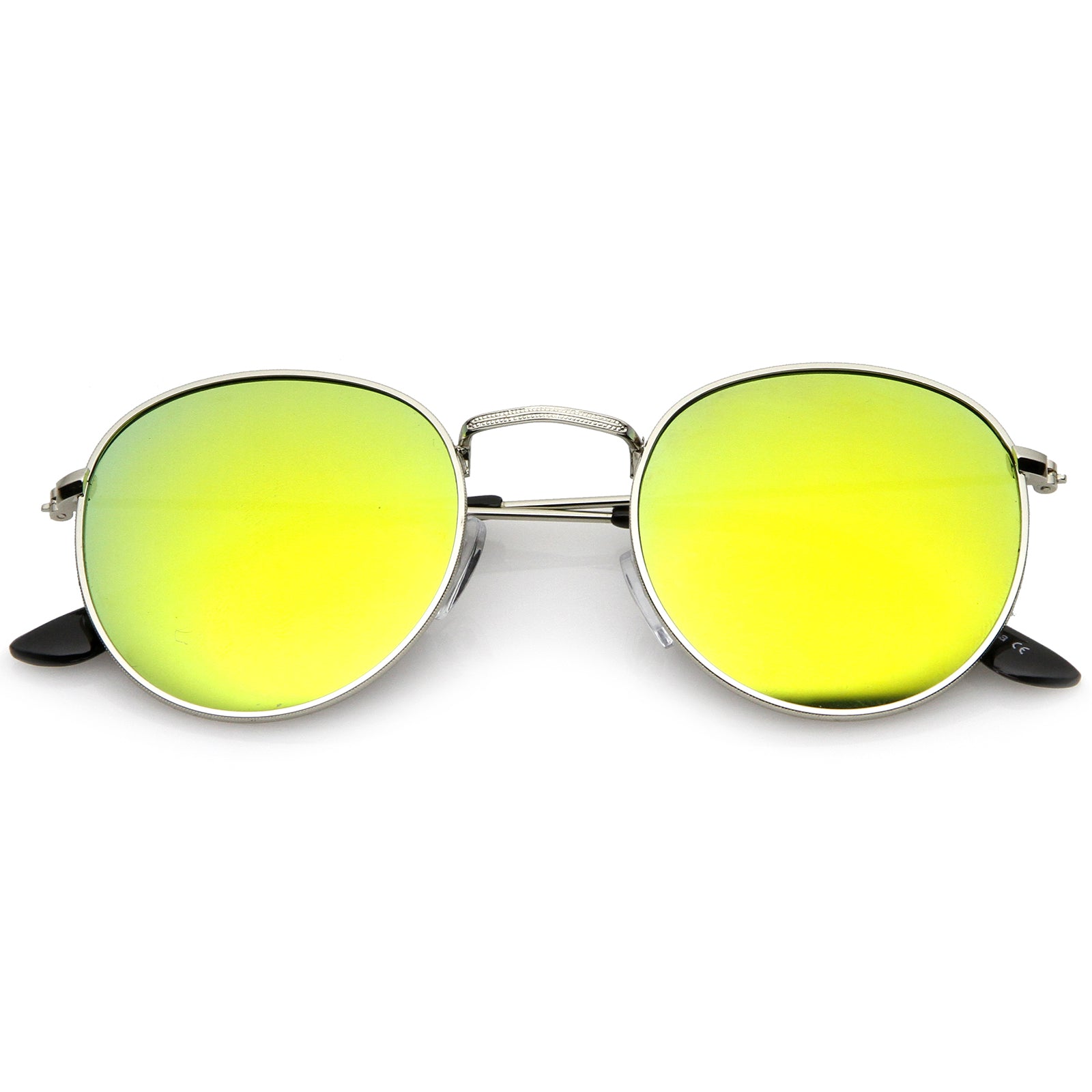 Silver / Yellow Mirror