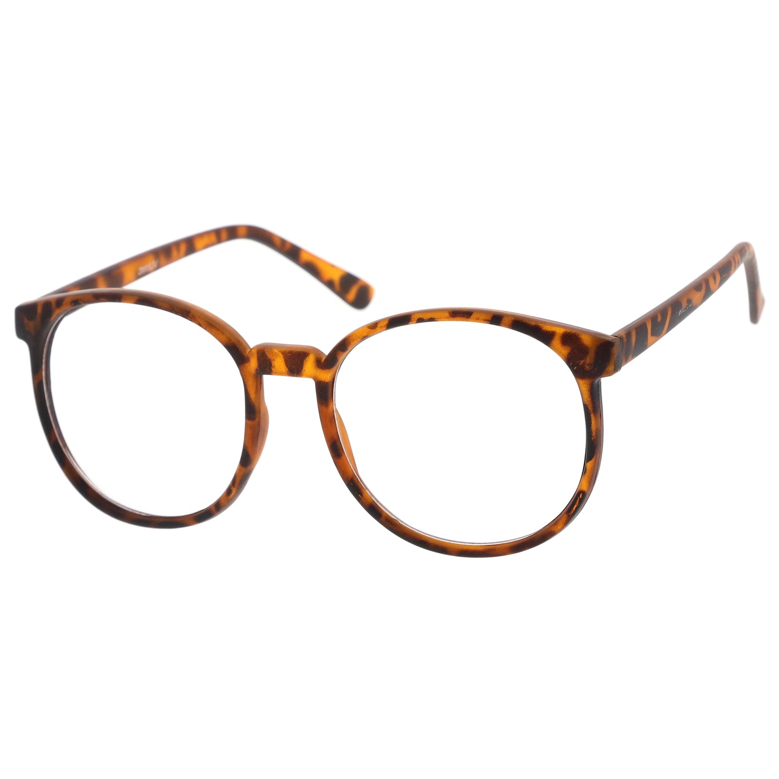 Matte Orange-Tortoise / Clear