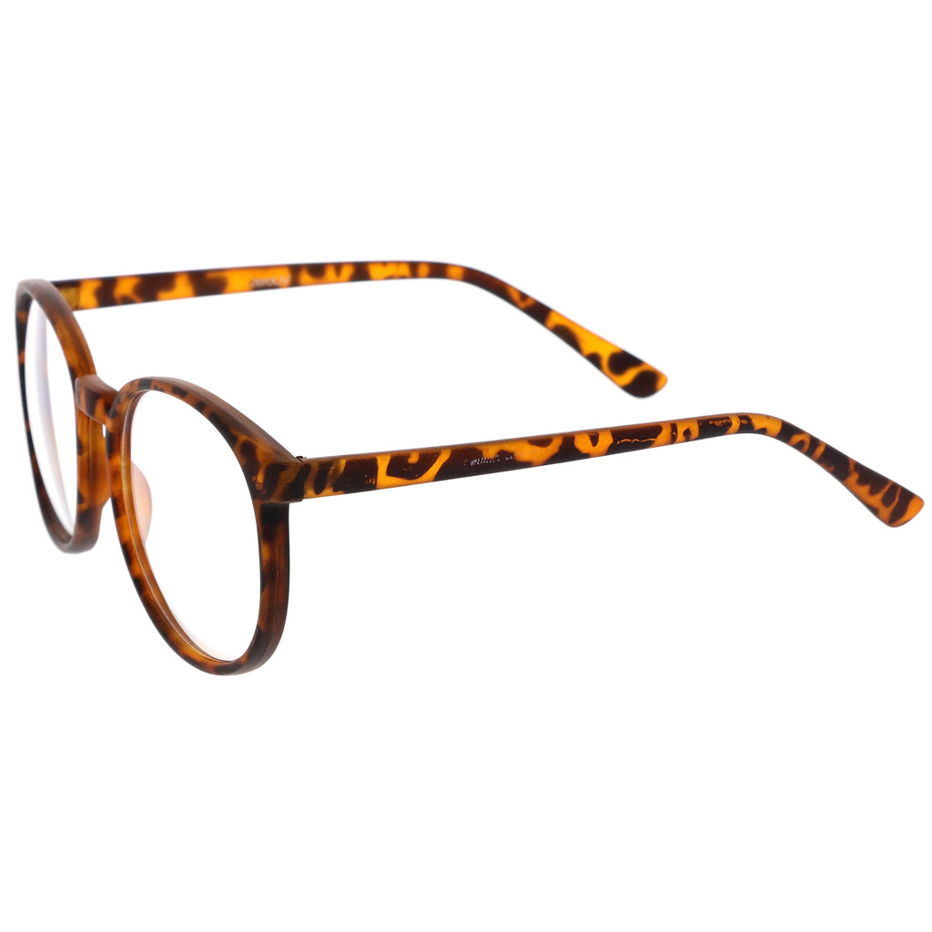 Matte Orange-Tortoise / Clear