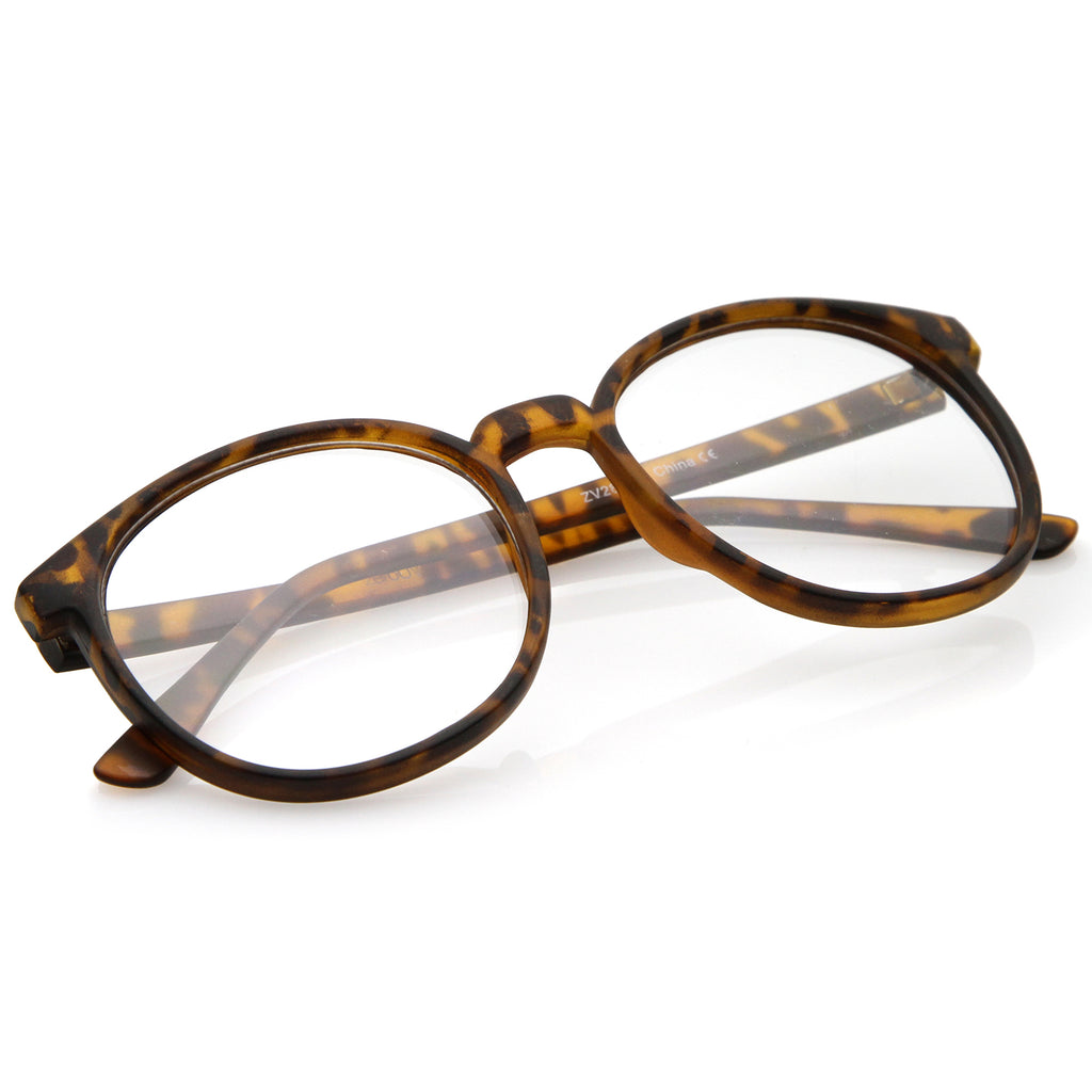 Matte Orange-Tortoise / Clear