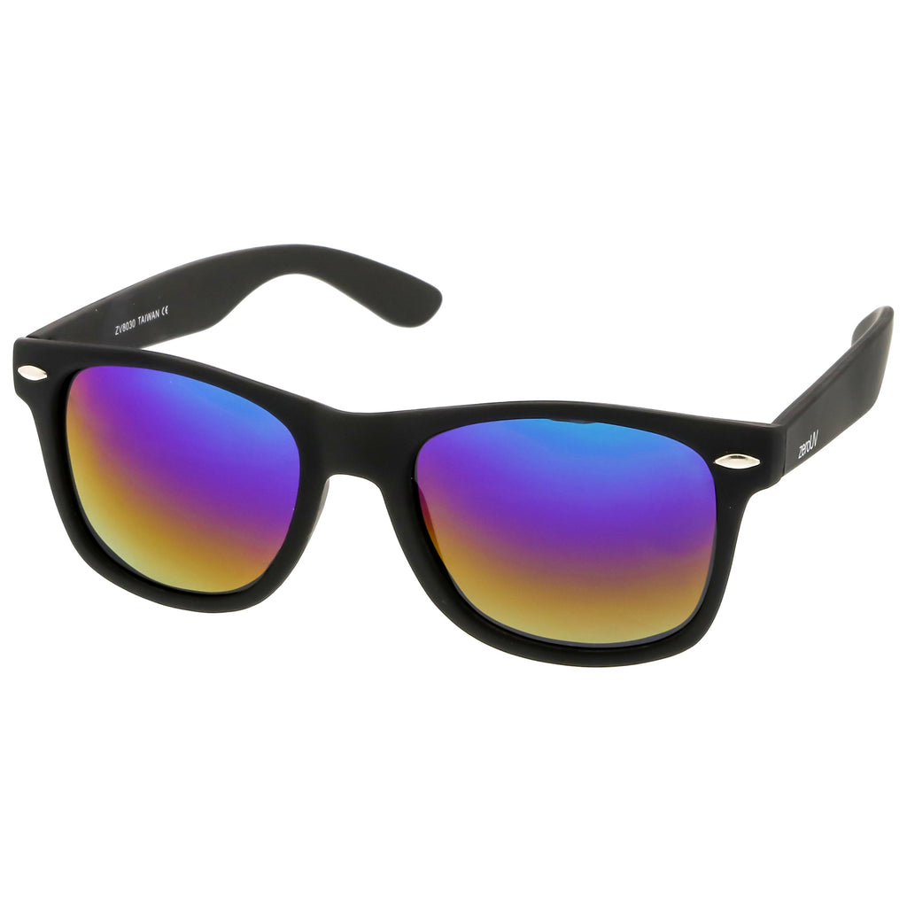 Black / Rainbow Mirror Polarized