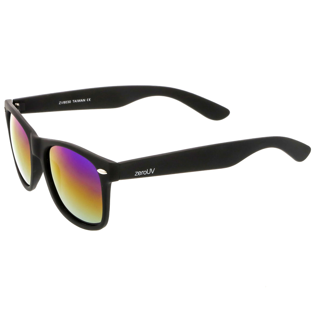 Black / Rainbow Mirror Polarized