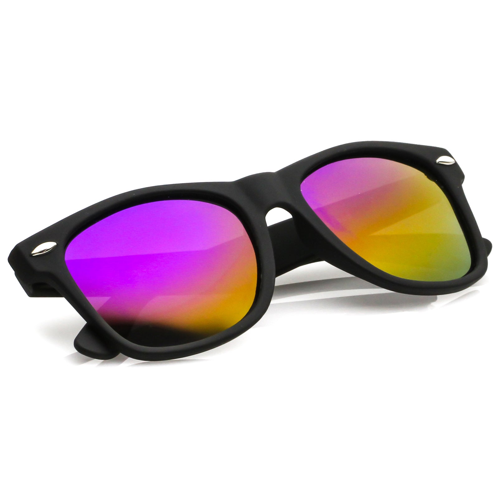 Black / Rainbow Mirror Polarized