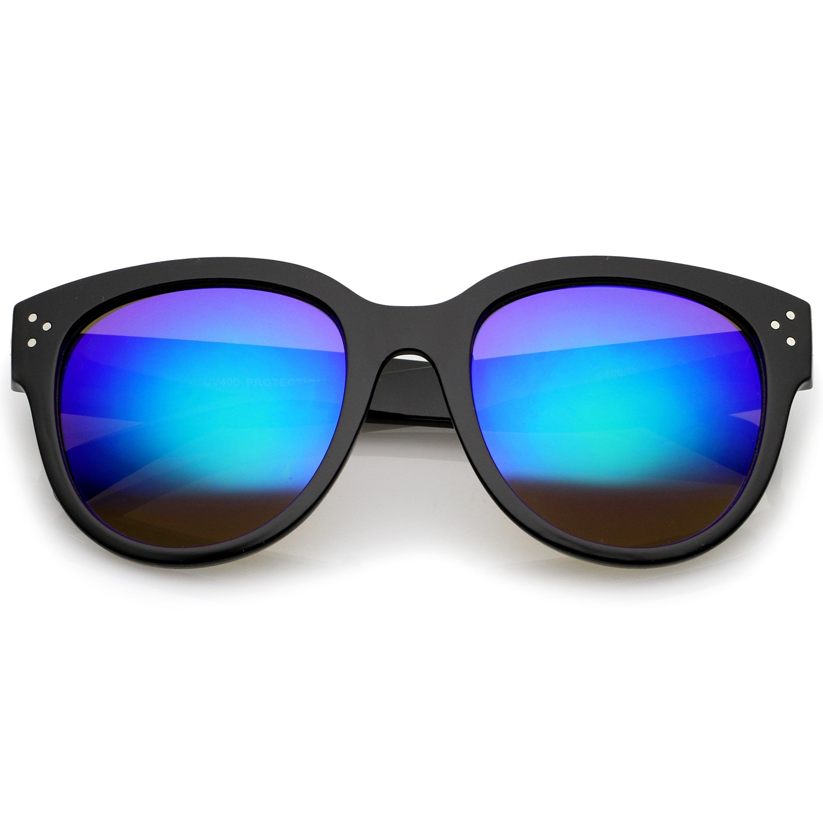Black / Green-Blue Mirror
