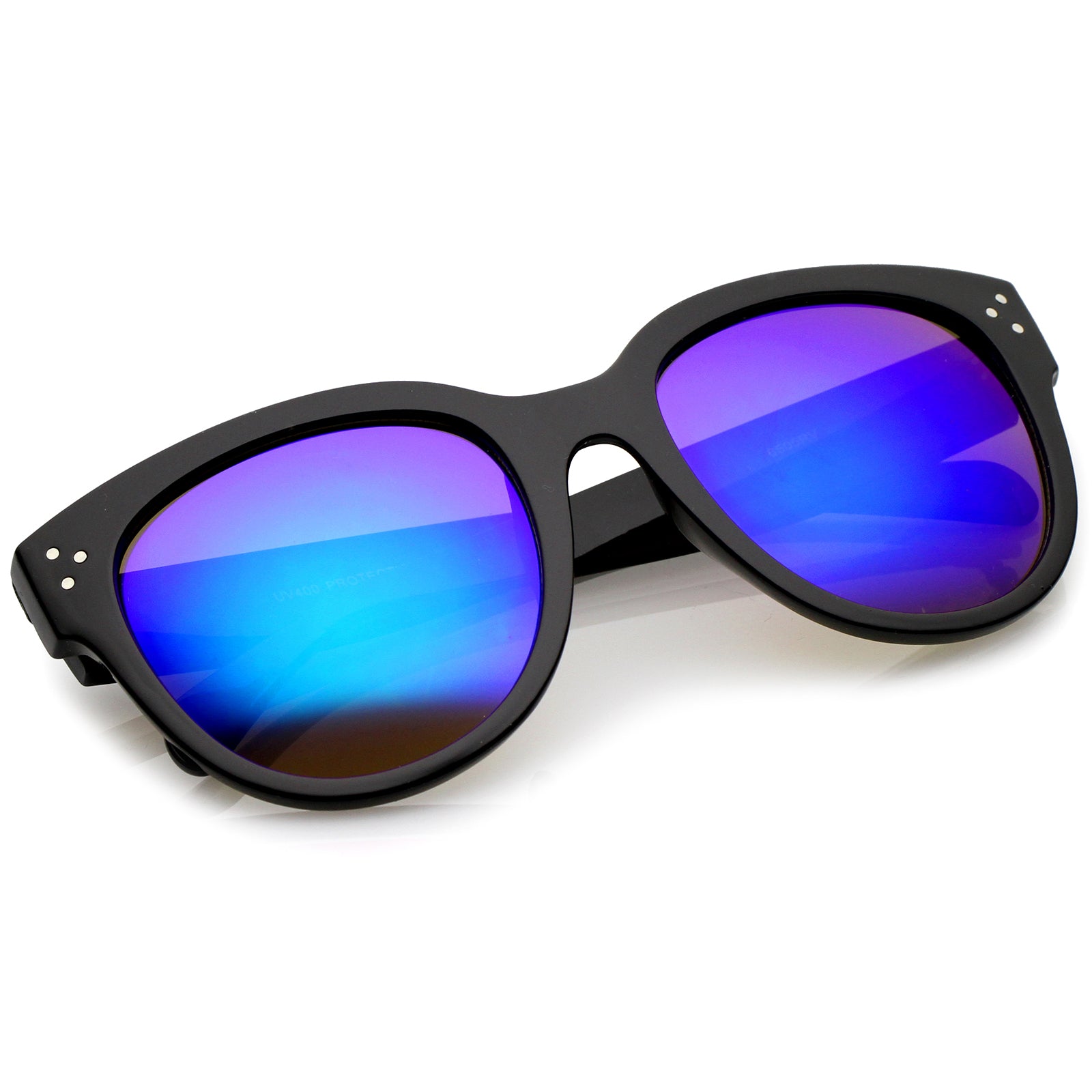 Black / Green-Blue Mirror