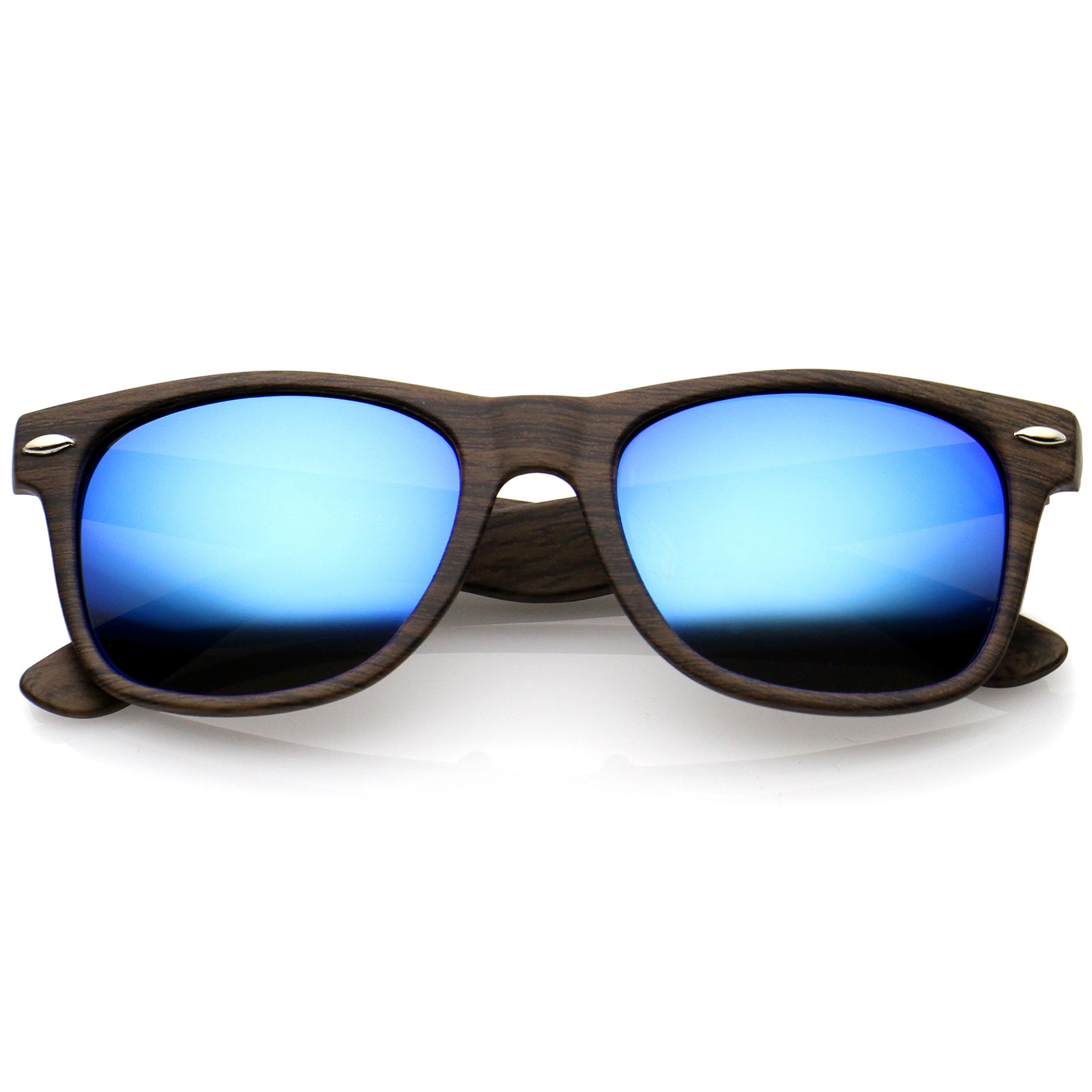 Dark Wood / Blue Mirror