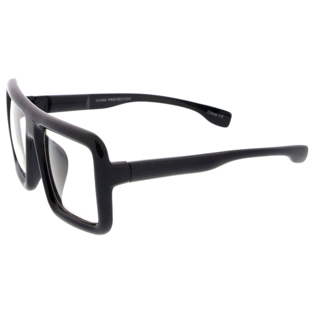 Shiny Black / Clear Lens