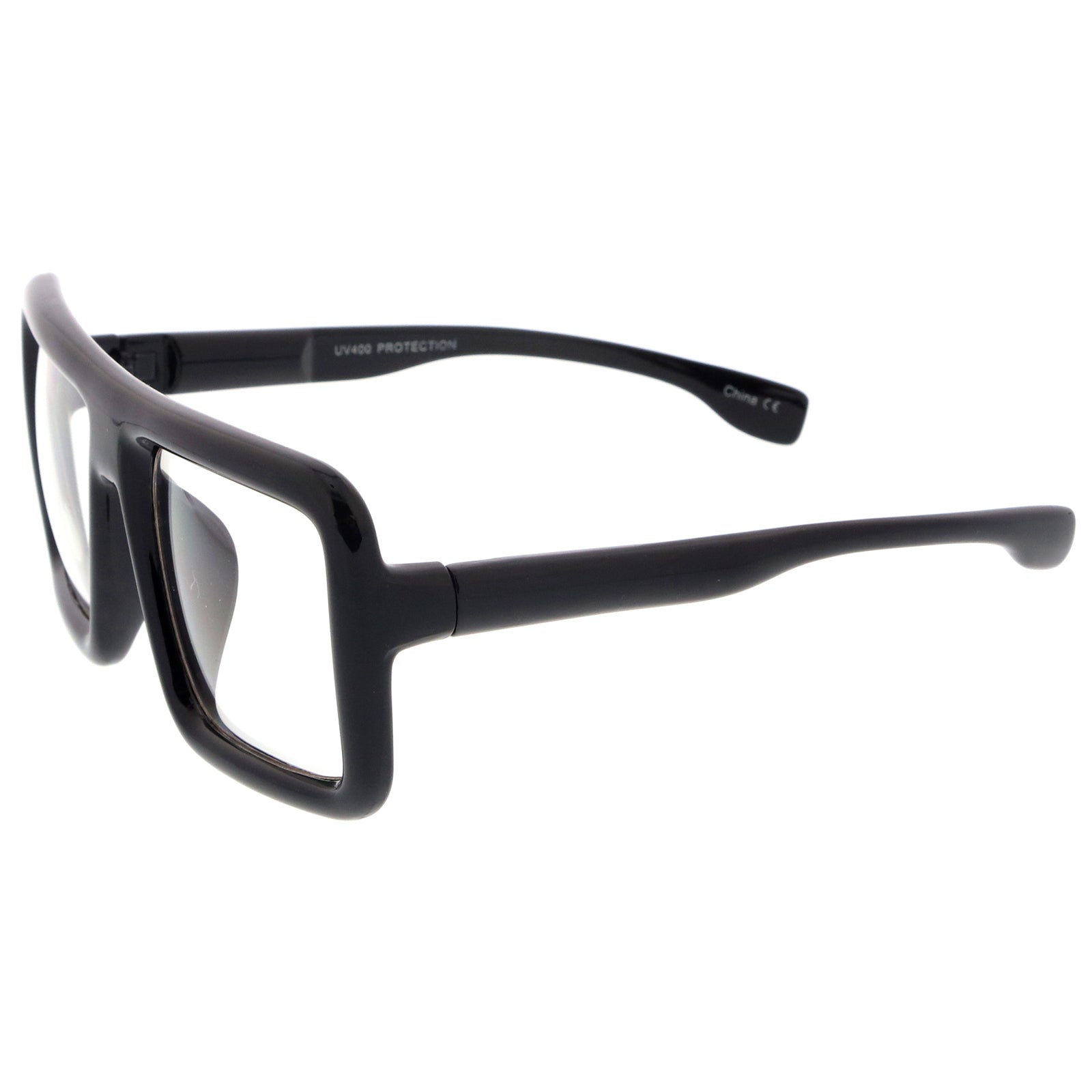 Shiny Black / Clear Lens