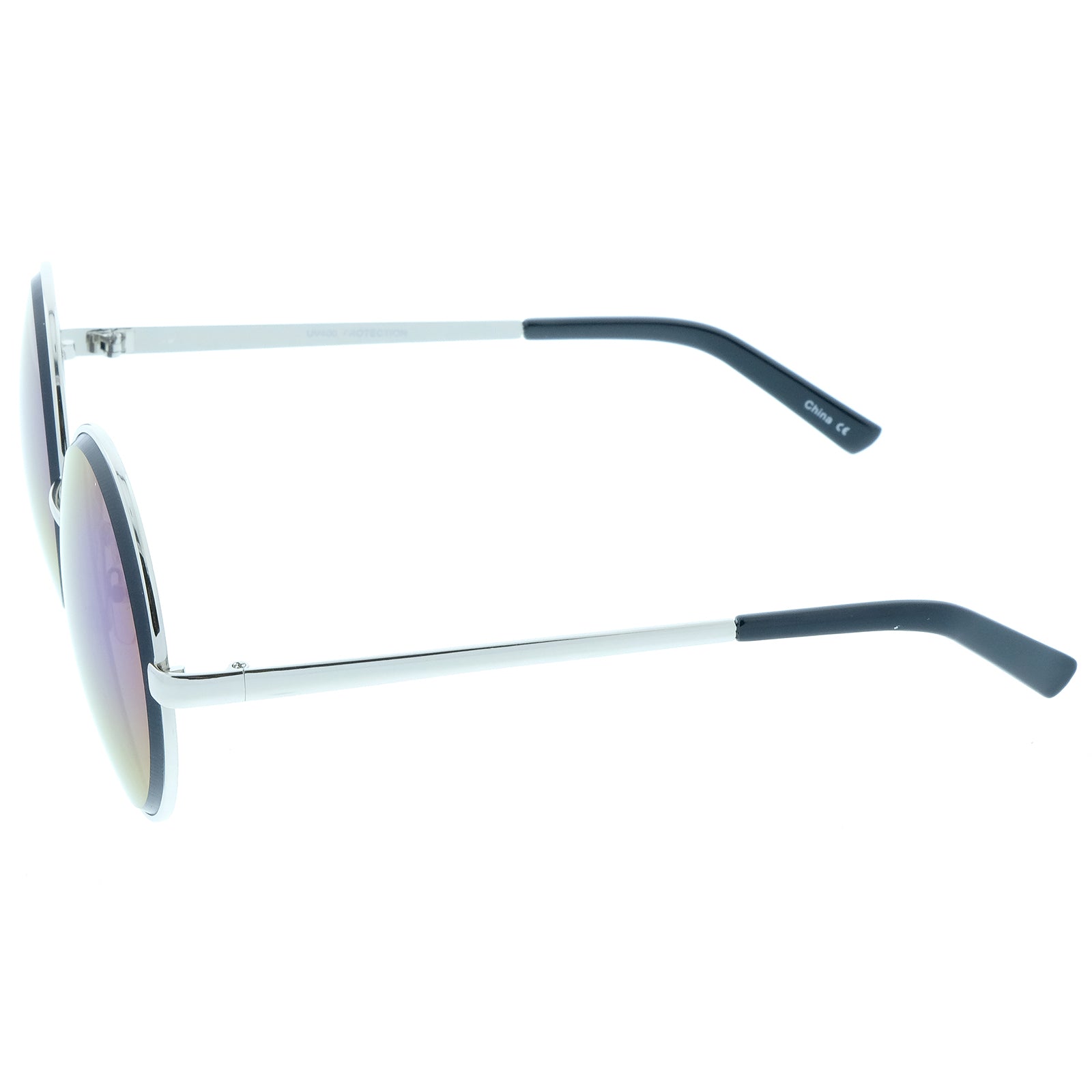 Silver / Green-Purple Mirror