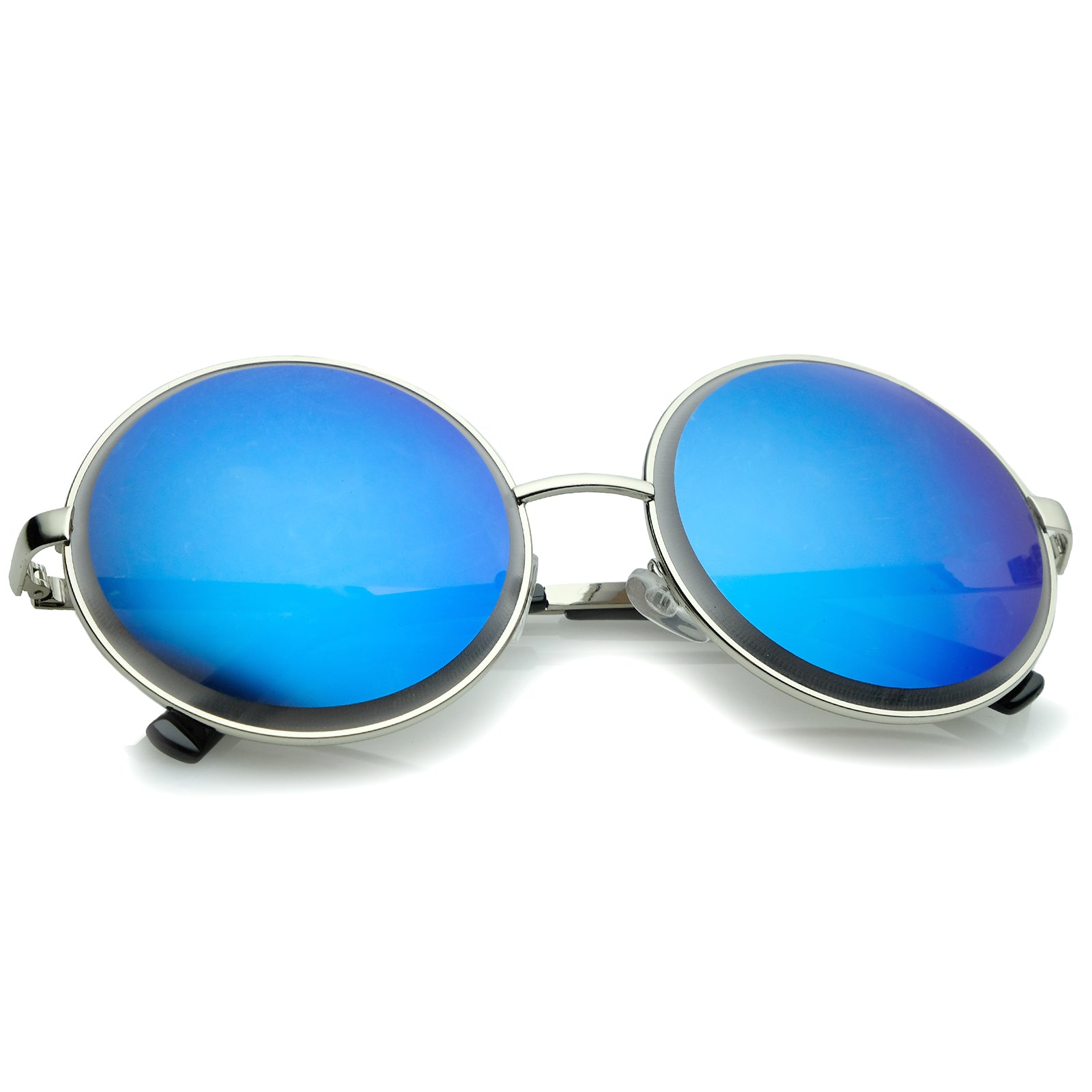 Silver / Green-Purple Mirror