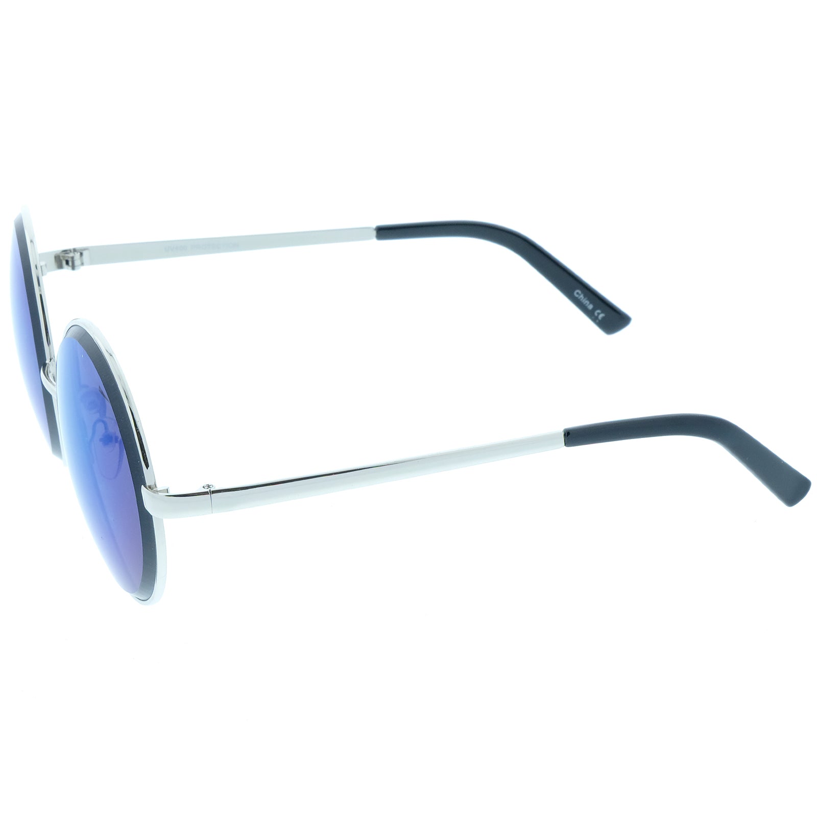 Silver / Blue Mirror