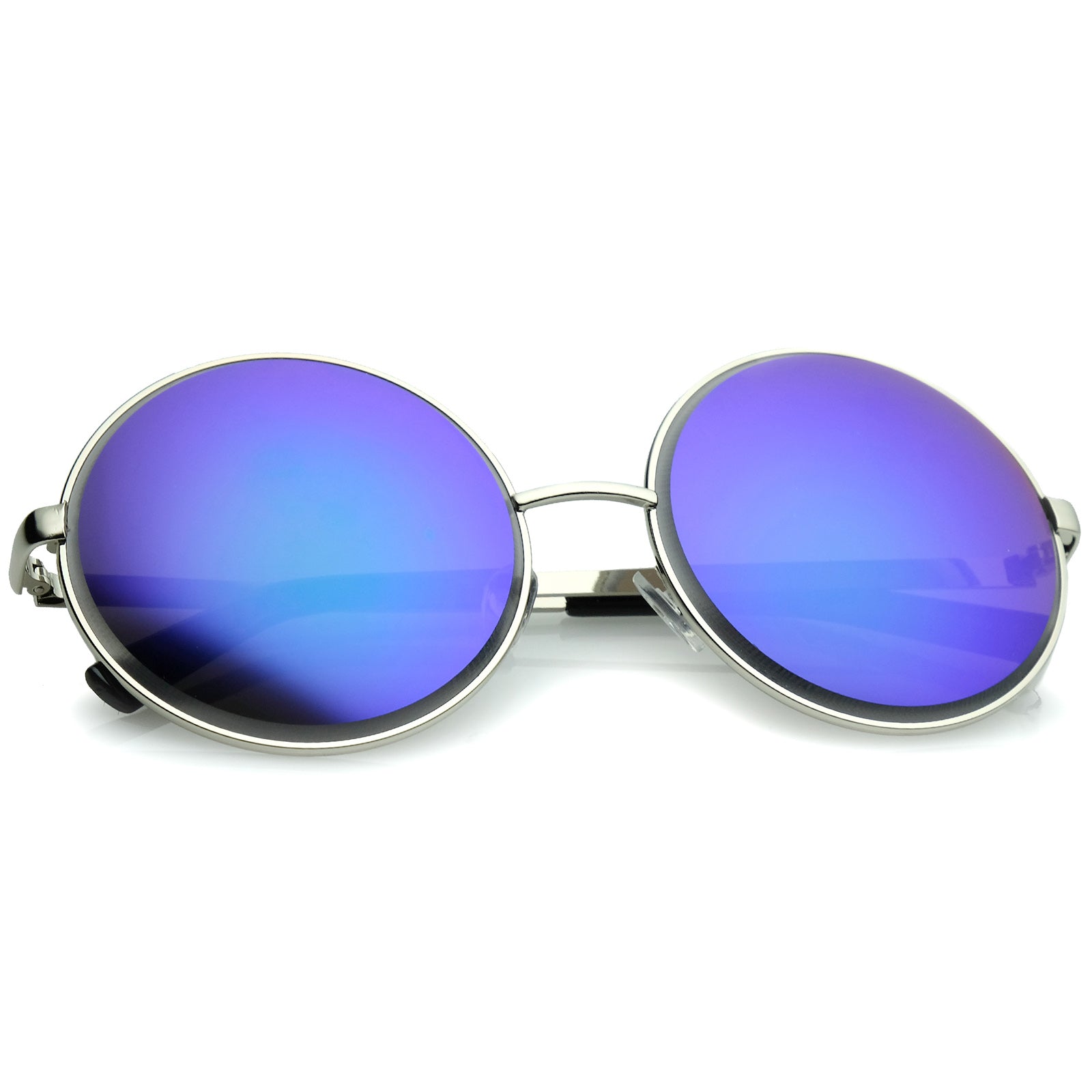 Silver / Blue Mirror