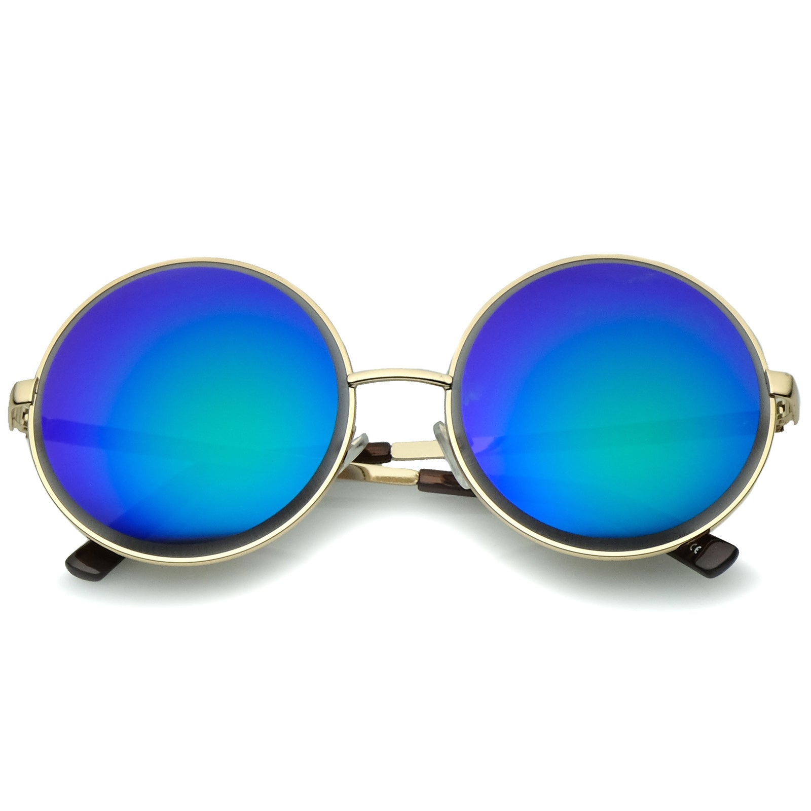 Gold / Green-Purple Mirror