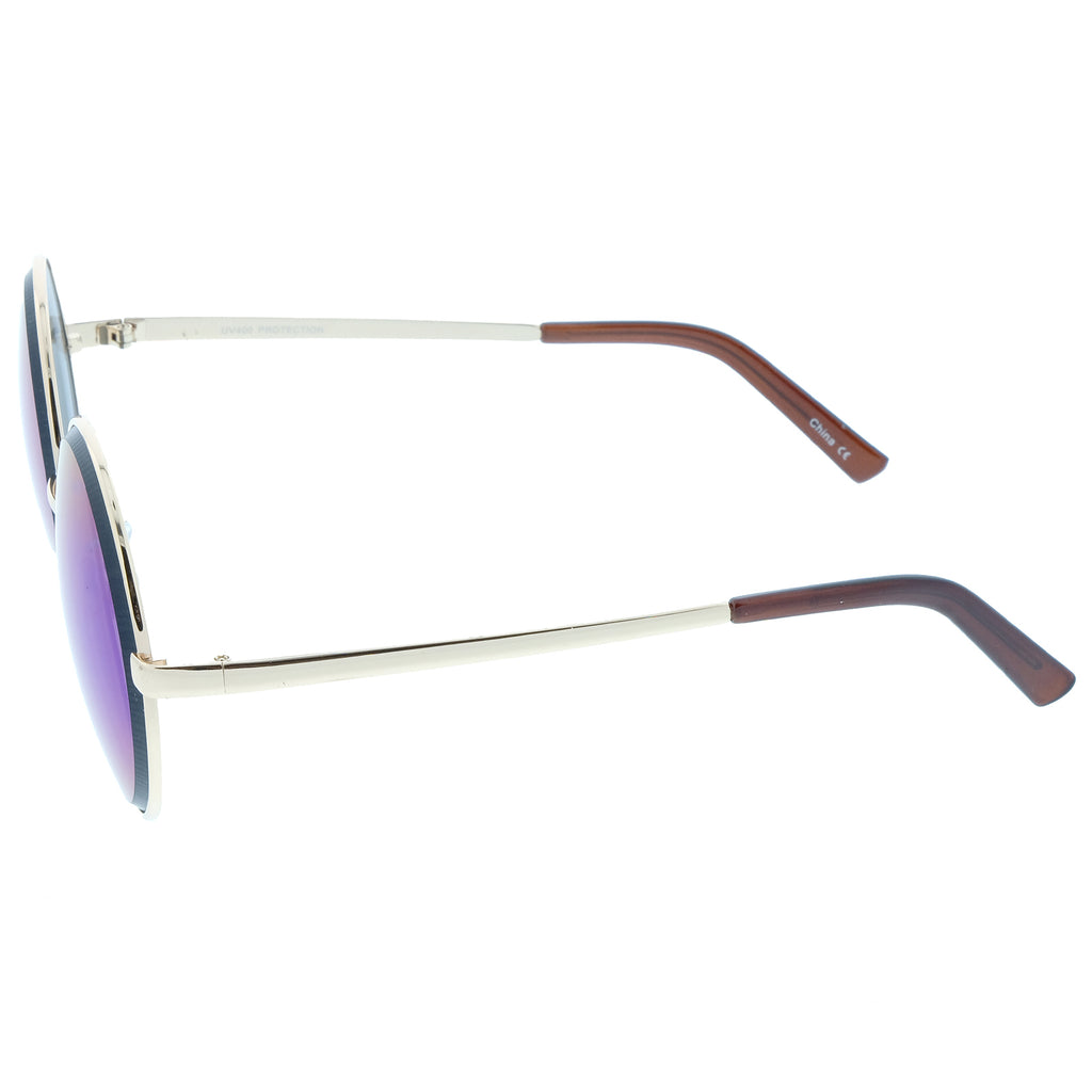 Gold / Green-Purple Mirror
