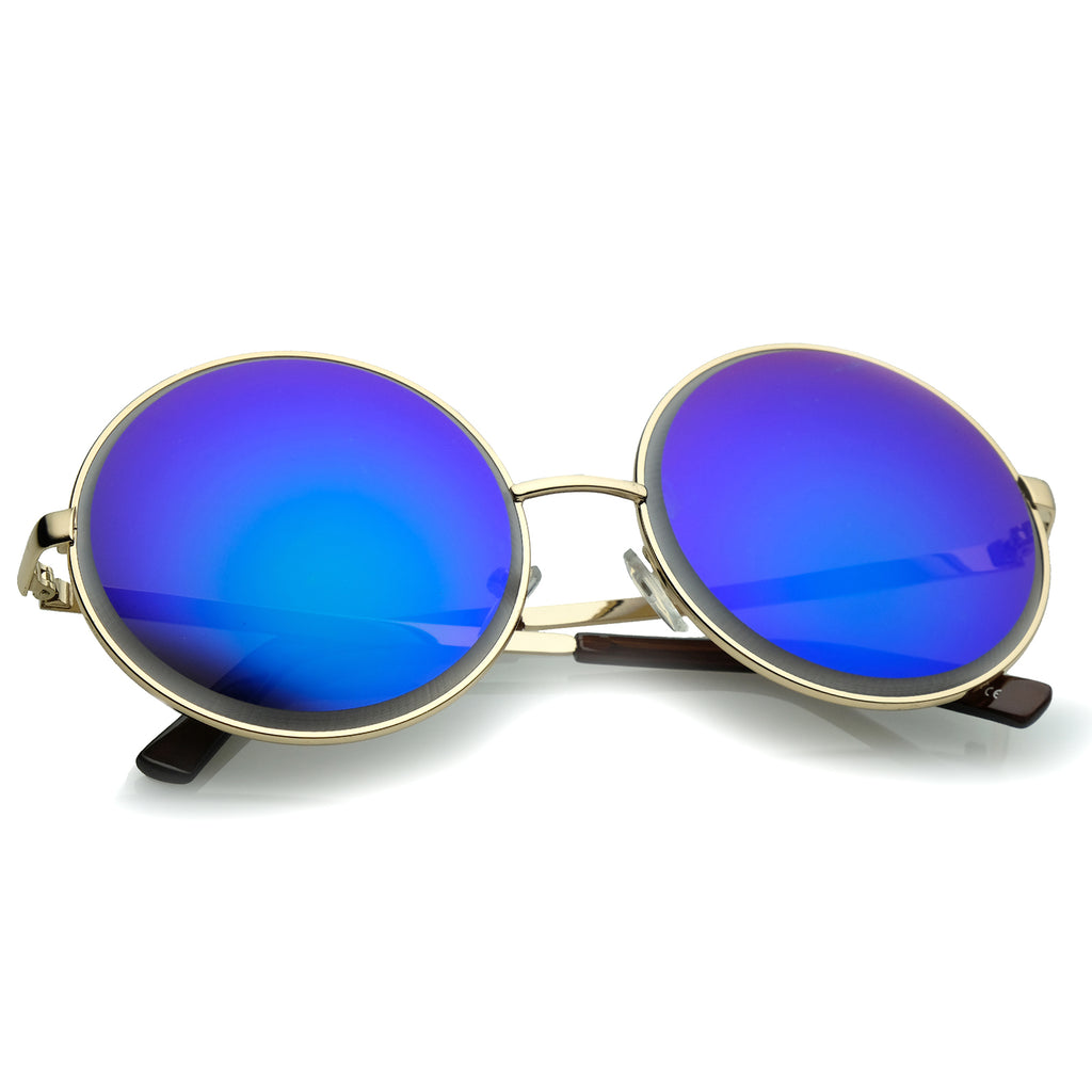 Gold / Green-Purple Mirror