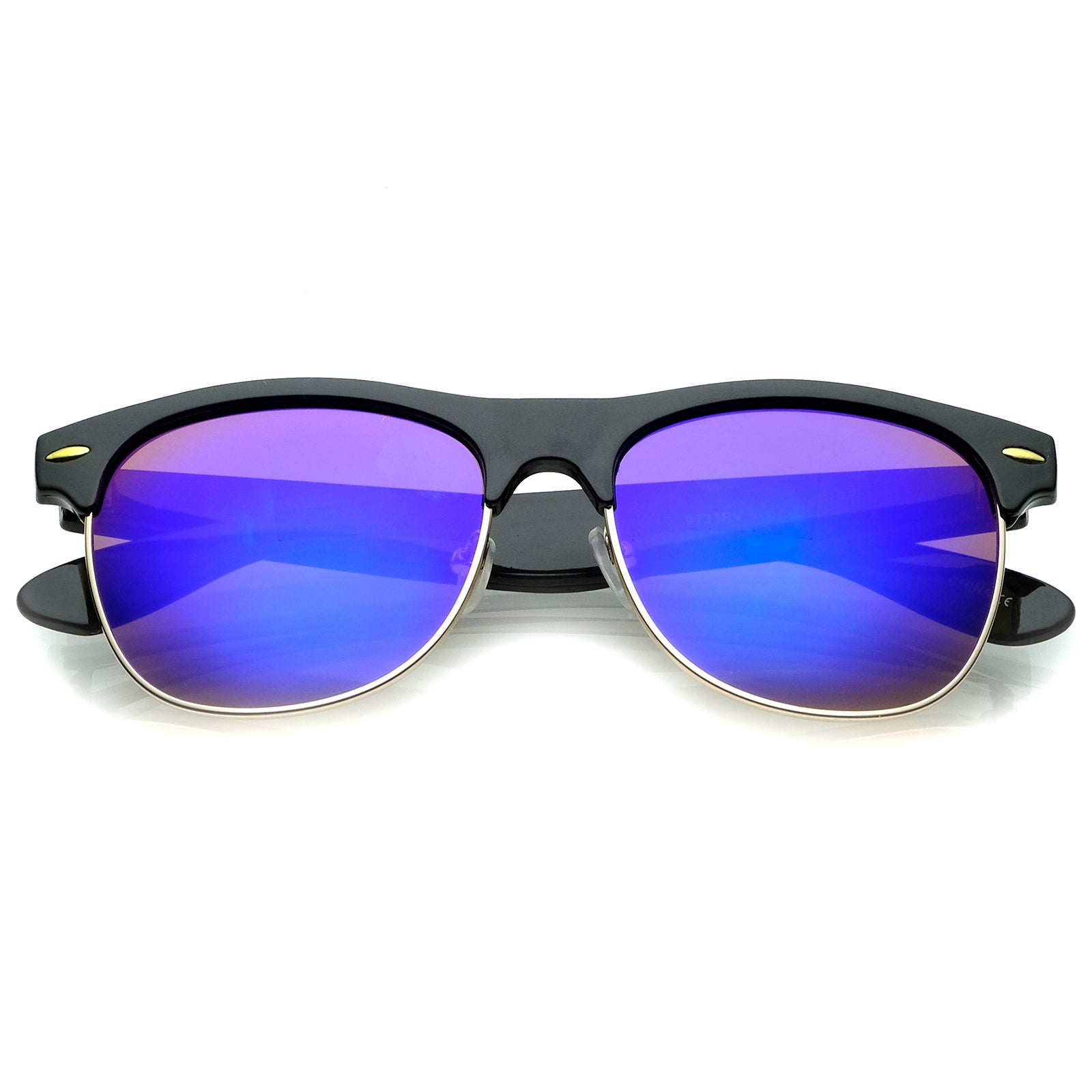 Black-Gold / Blue Mirror