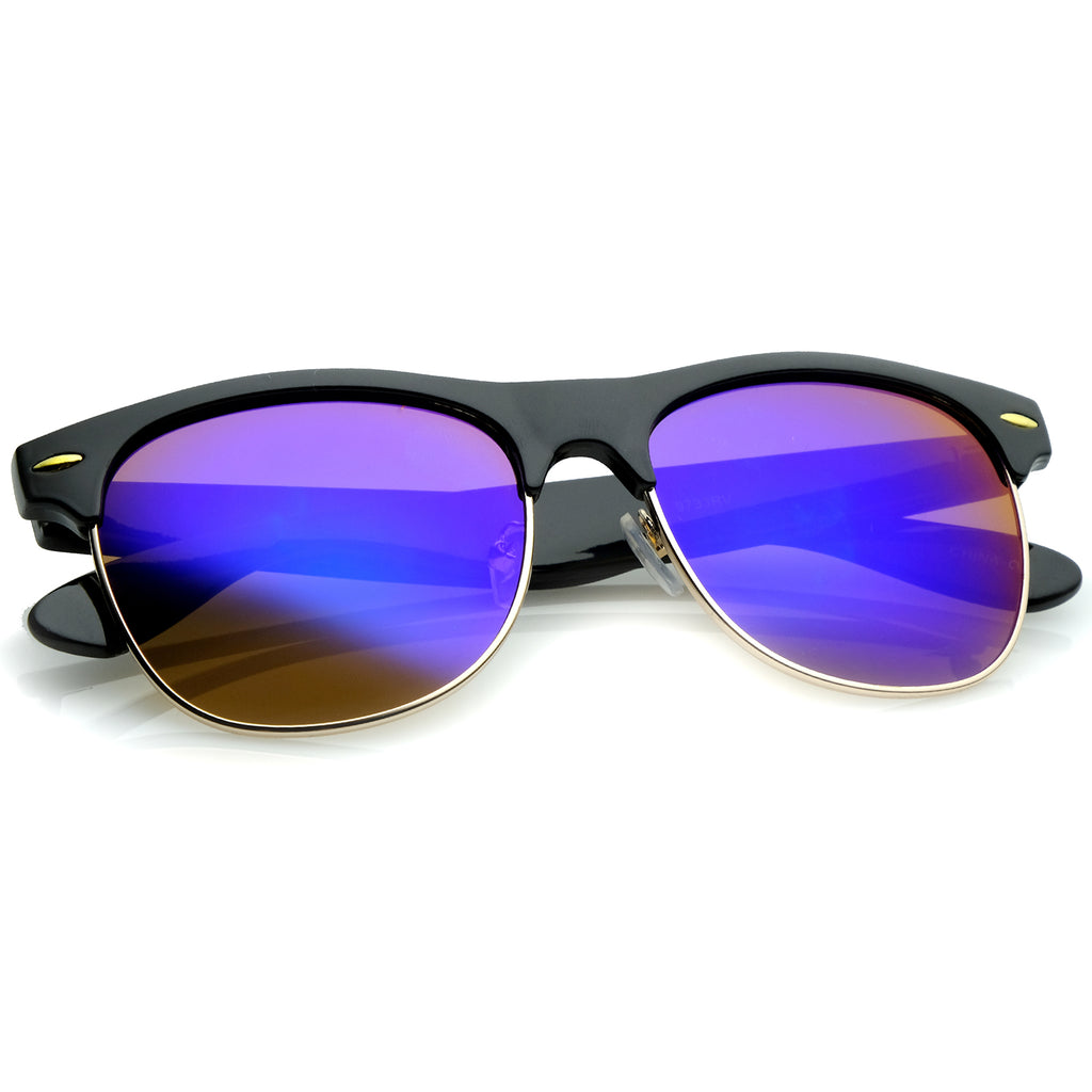 Black-Gold / Blue Mirror