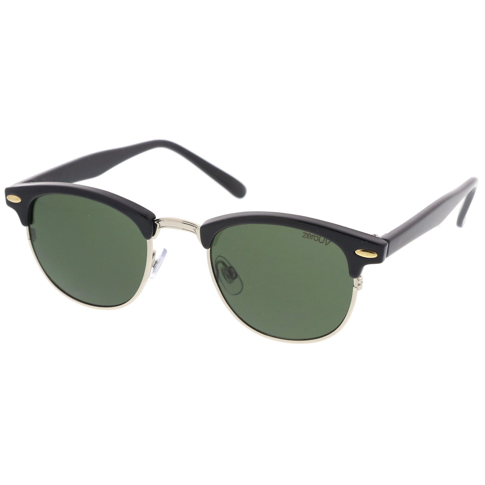 Black-Silver / Green