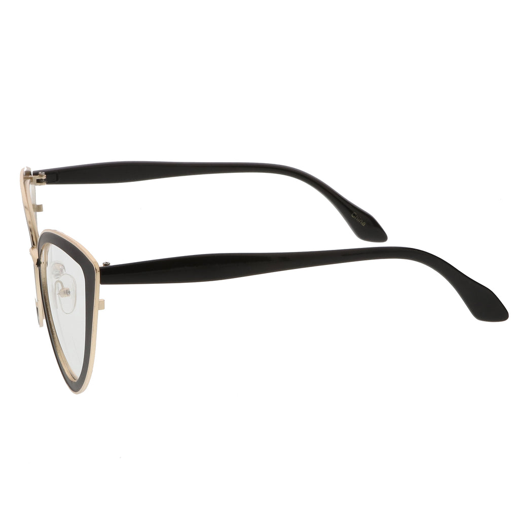 Shiny Black-Gold-Black / Clear